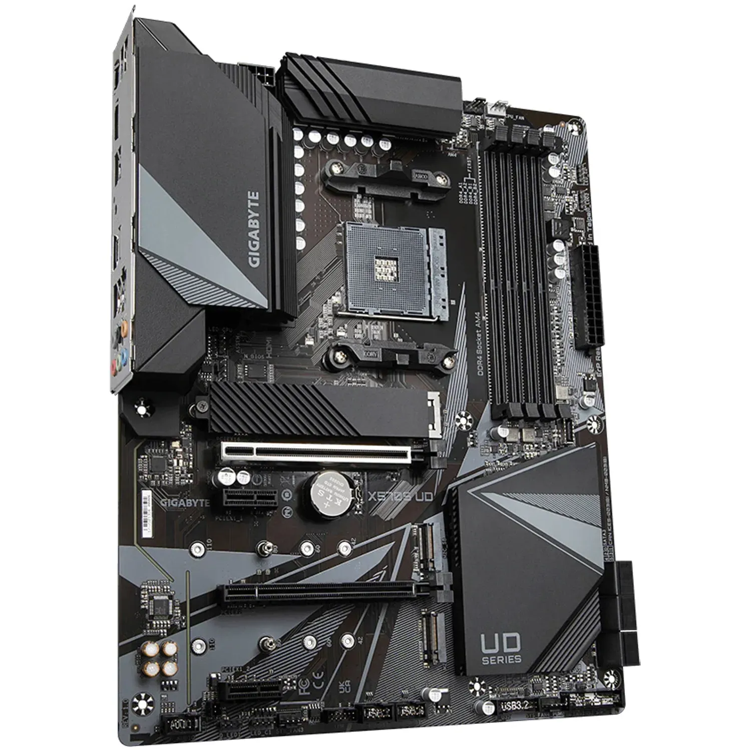 Placa de baza Gigabyte X570S UD, socket AM4, AMD X570, DDR4, ATX fotografia produsului View 3 L