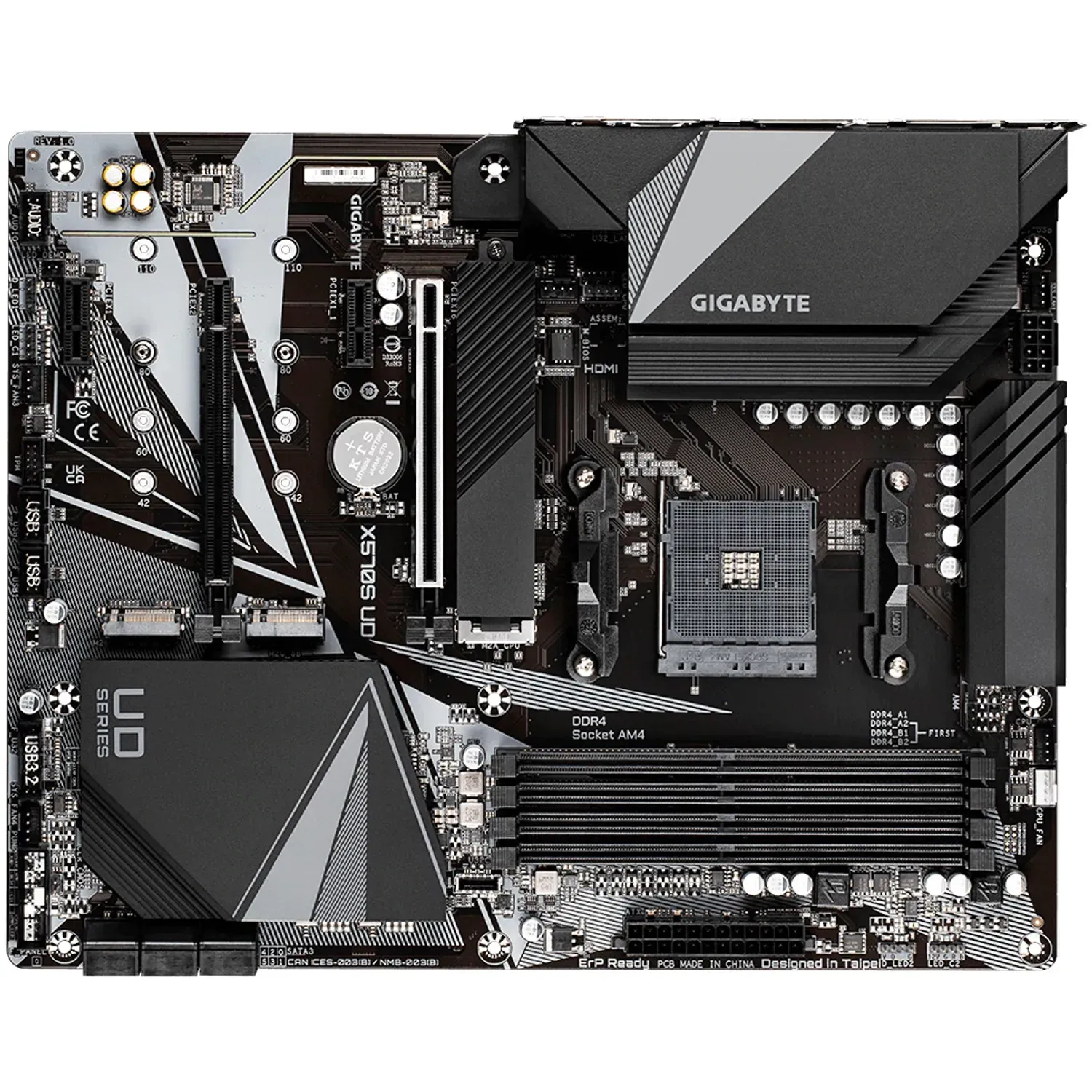 Placa de baza Gigabyte X570S UD, socket AM4, AMD X570, DDR4, ATX fotografia produsului View 2 L