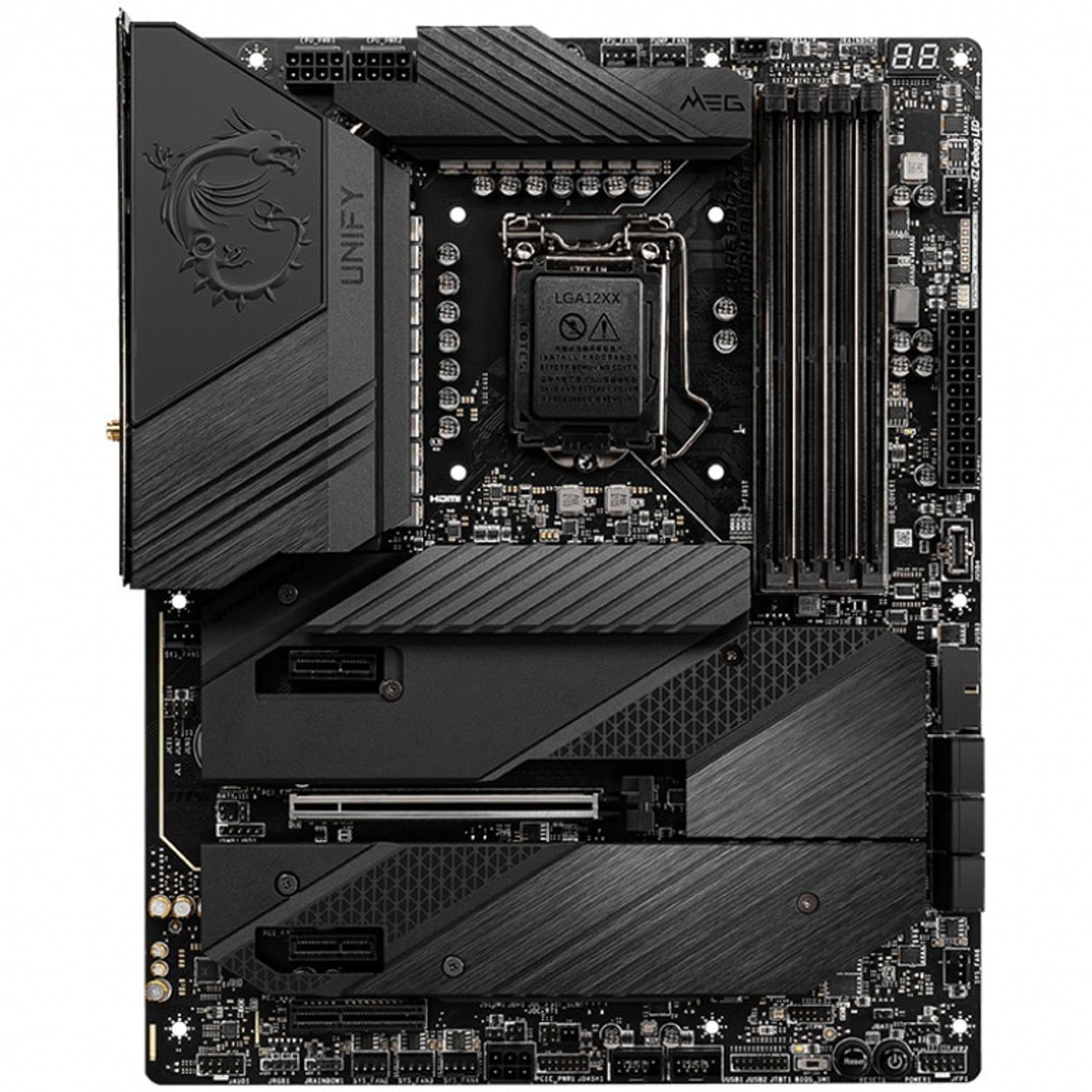 Placa de baza MSI MEG Z590 UNIFY, Socket 1200 fotografia produsului View 3 L