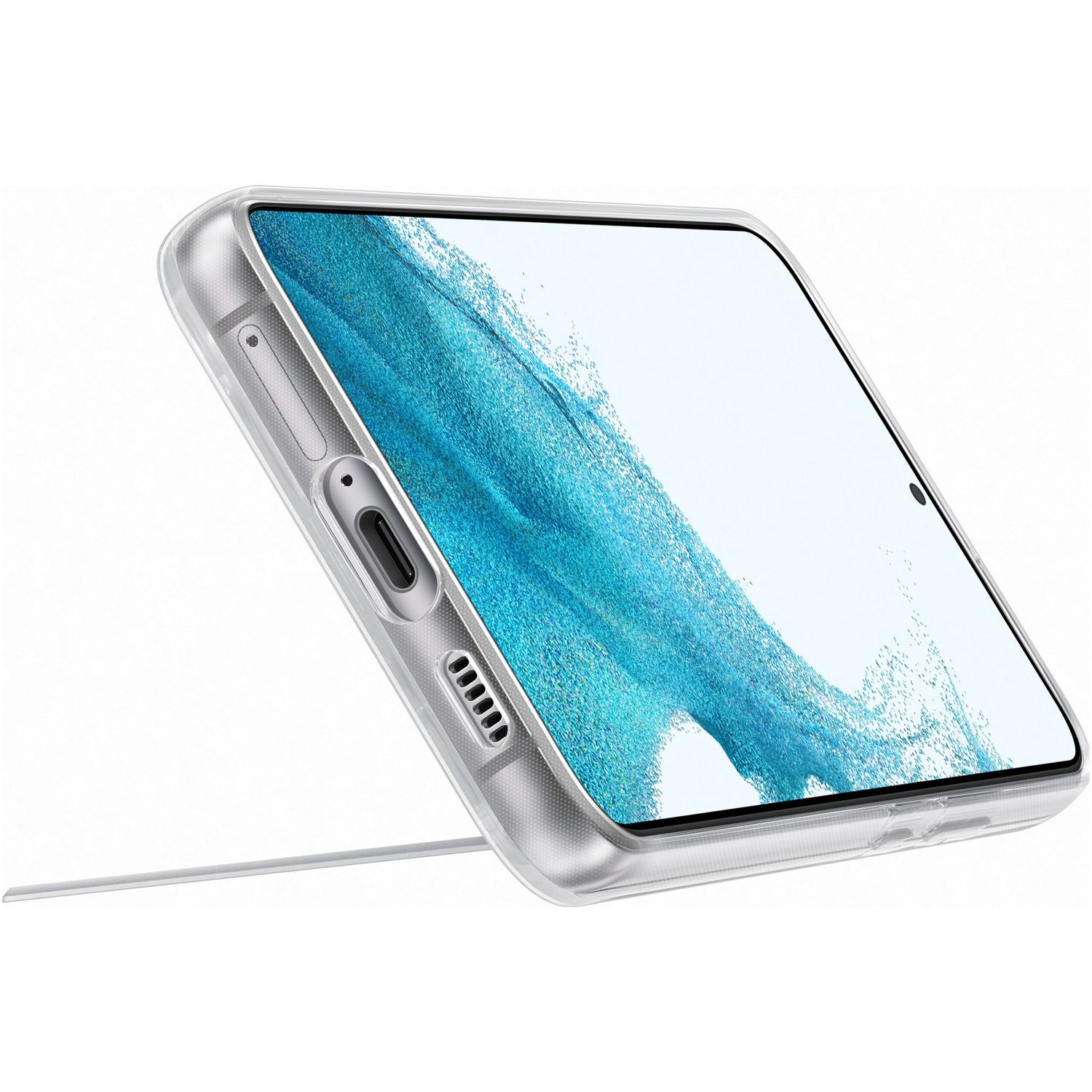 Husa de protectie Samsung Clear Standing pentru Galaxy S22 PLUS, Transparent fotografia produsului View 7 L