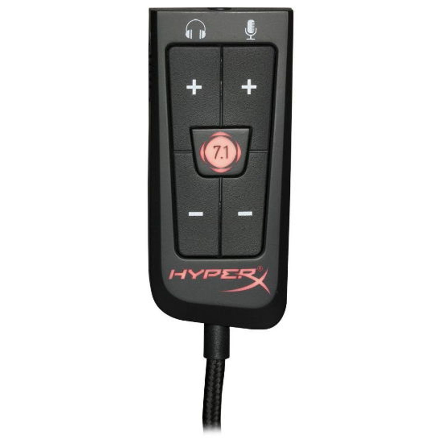 Placa de sunet HyperX Amp USB 7.1 Placa de sunet HyperX HX-USCCAMSS-BK, USB fotografia produsului