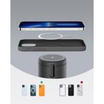 Incarcator wireless QI Anker PowerWave Mag-Go 2in1, 20W, Negru fotografia produsului View 9 S