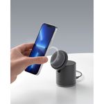 Incarcator wireless QI Anker PowerWave Mag-Go 2in1, 20W, Negru fotografia produsului View 4 S