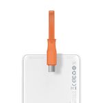 Baterie externa portabila Baseus Block 20000 mAh, Digital Display, 22.5W, Cablu USB-C, Alb fotografia produsului View 2 S