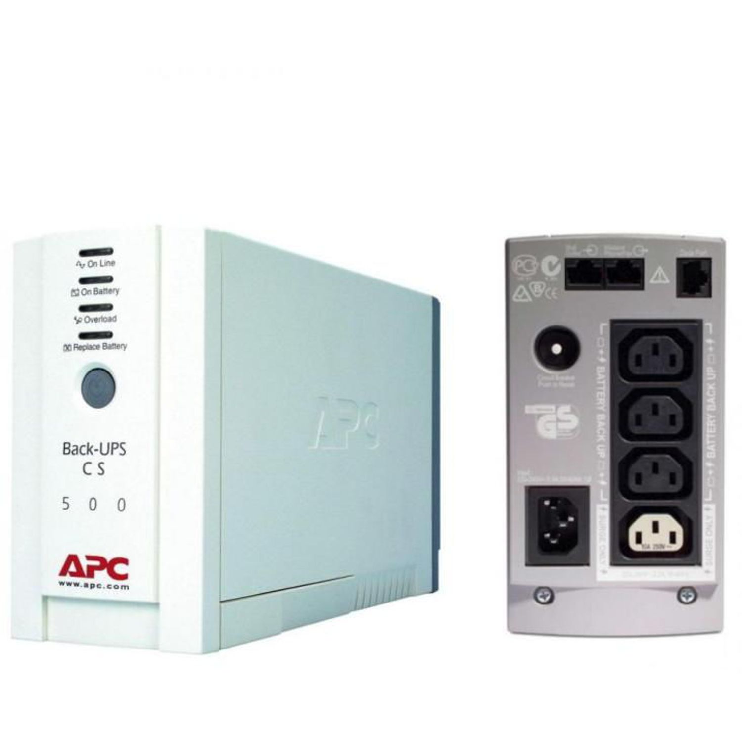 UPS APC Back-UPS 500, 230V Back-UPS APC CS, 500VA/300W, off-line fotografia produsului