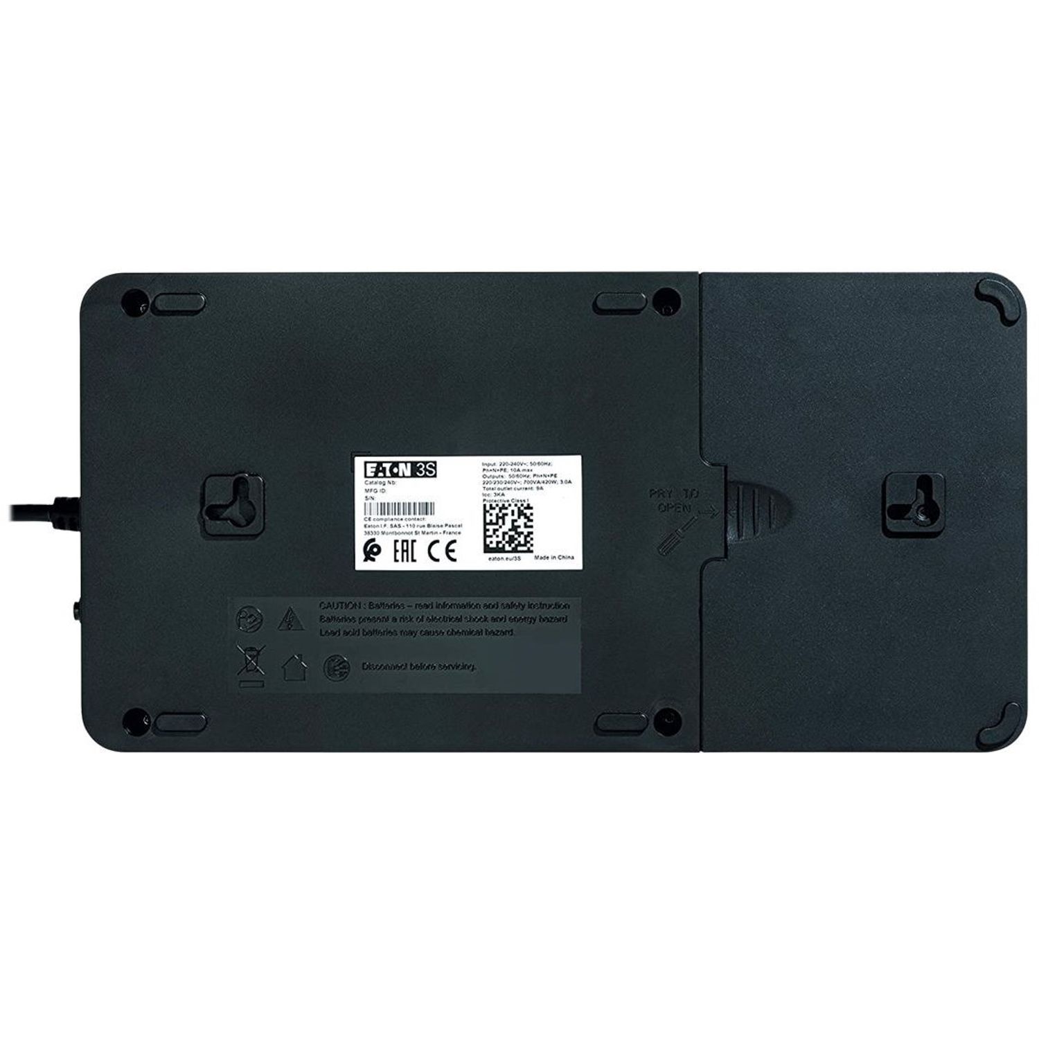 UPS Eaton 3S 700 DIN 3S700D UPS Eaton 3S700D, 700VA/420W, 8 x Schuko fotografia produsului View 3 L