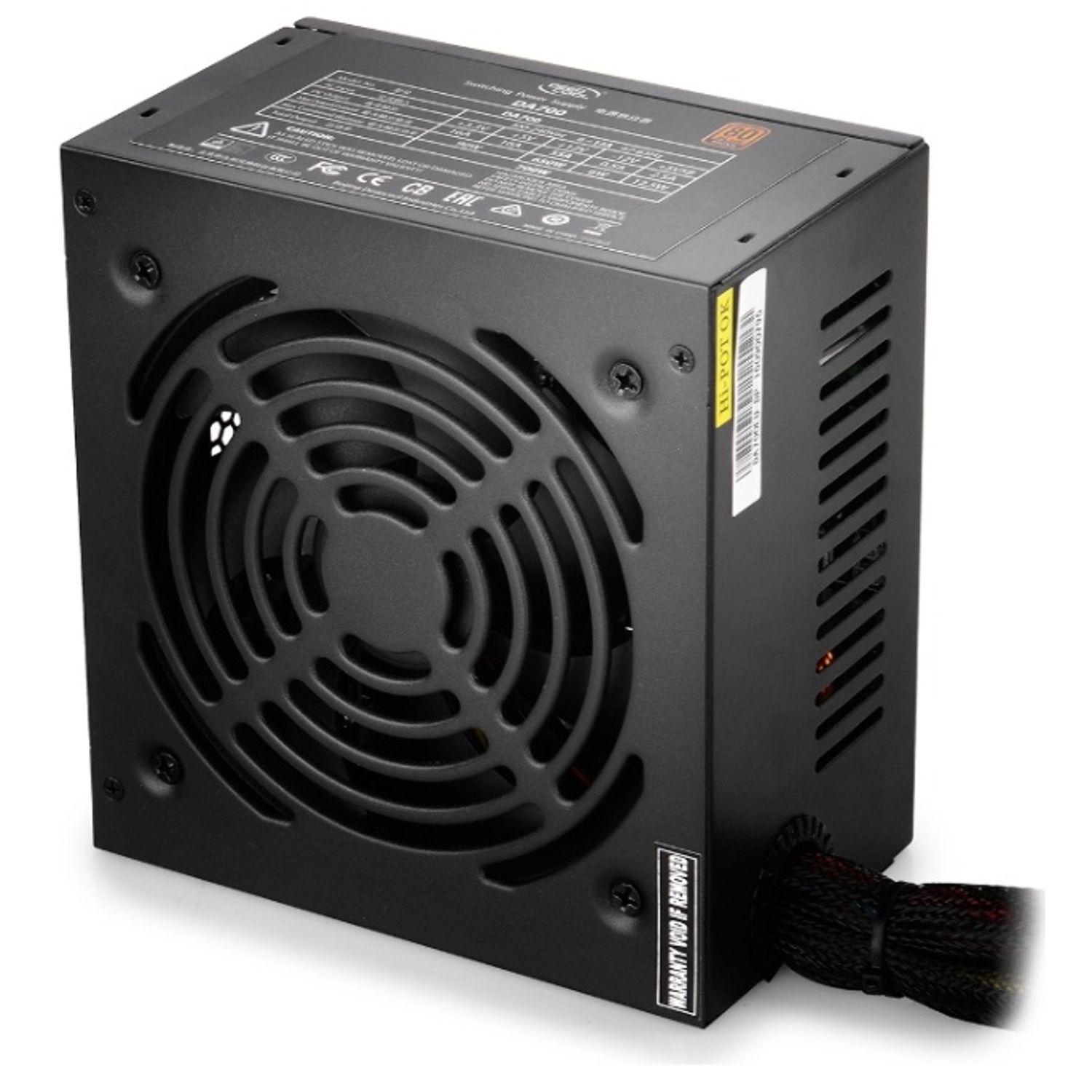 Sursa Deepcool DA700, 700W, 80 Plus Bronze Sursa Deepcool DA700, 80+ Bronze, 700W fotografia produsului View 3 L