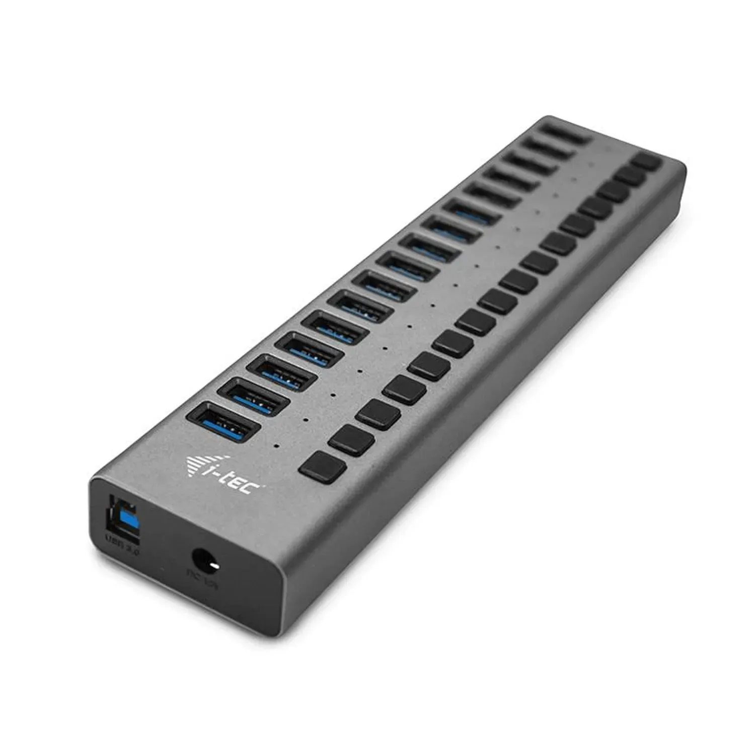 I-tec HUB USB 3.0, 16 port + Power Adapter 90W 16x fotografia produsului