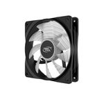 Ventilator Deepcool RF120, 120mm, iluminare rosie Ventilator Deepcool RF120B, 120mm, LED Rosu fotografia produsului View 2 S