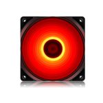 Ventilator Deepcool RF120, 120mm, iluminare rosie Ventilator Deepcool RF120B, 120mm, LED Rosu fotografia produsului