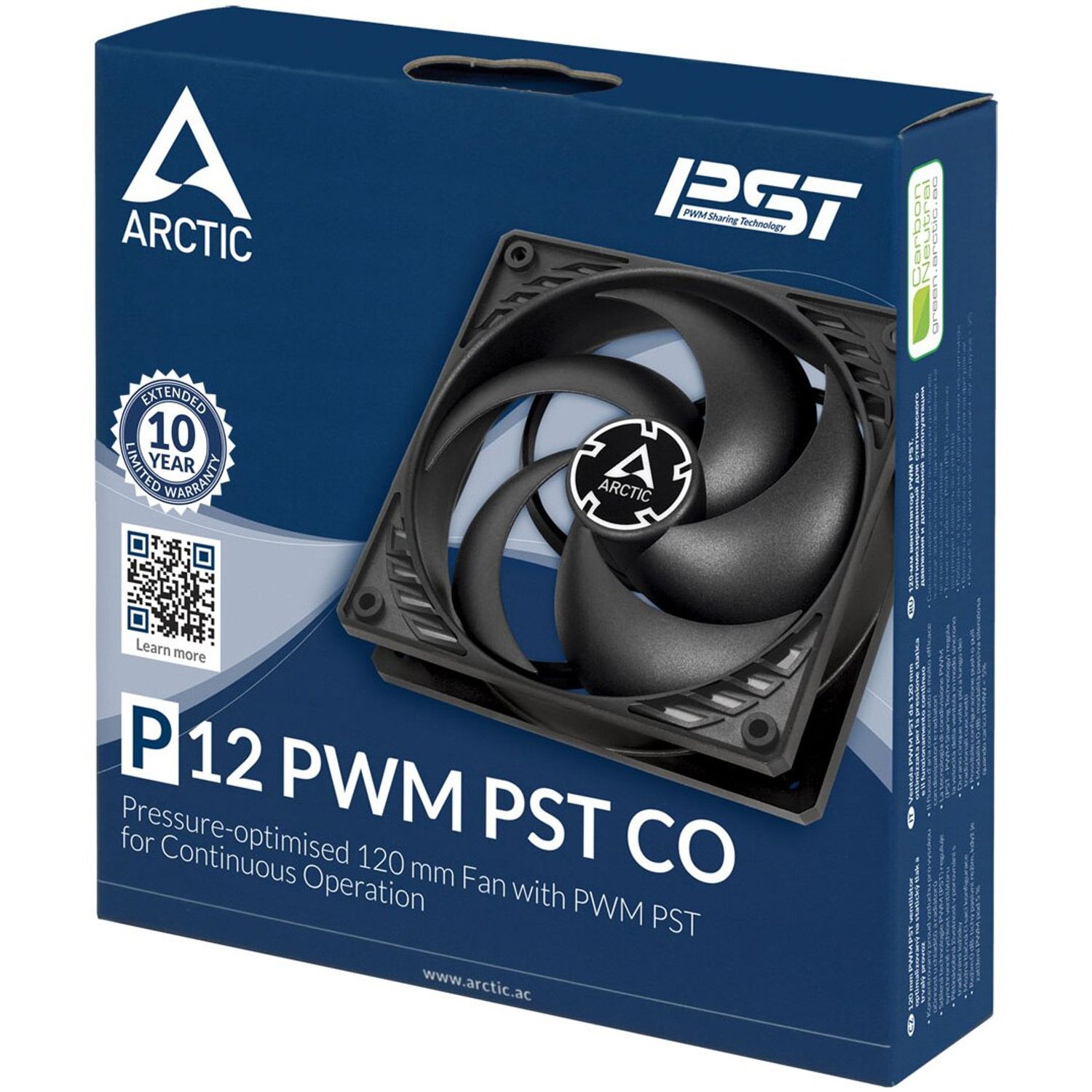 Ventilator ARCTIC P12 PWM PST CO, 120mm fotografia produsului View 2 L