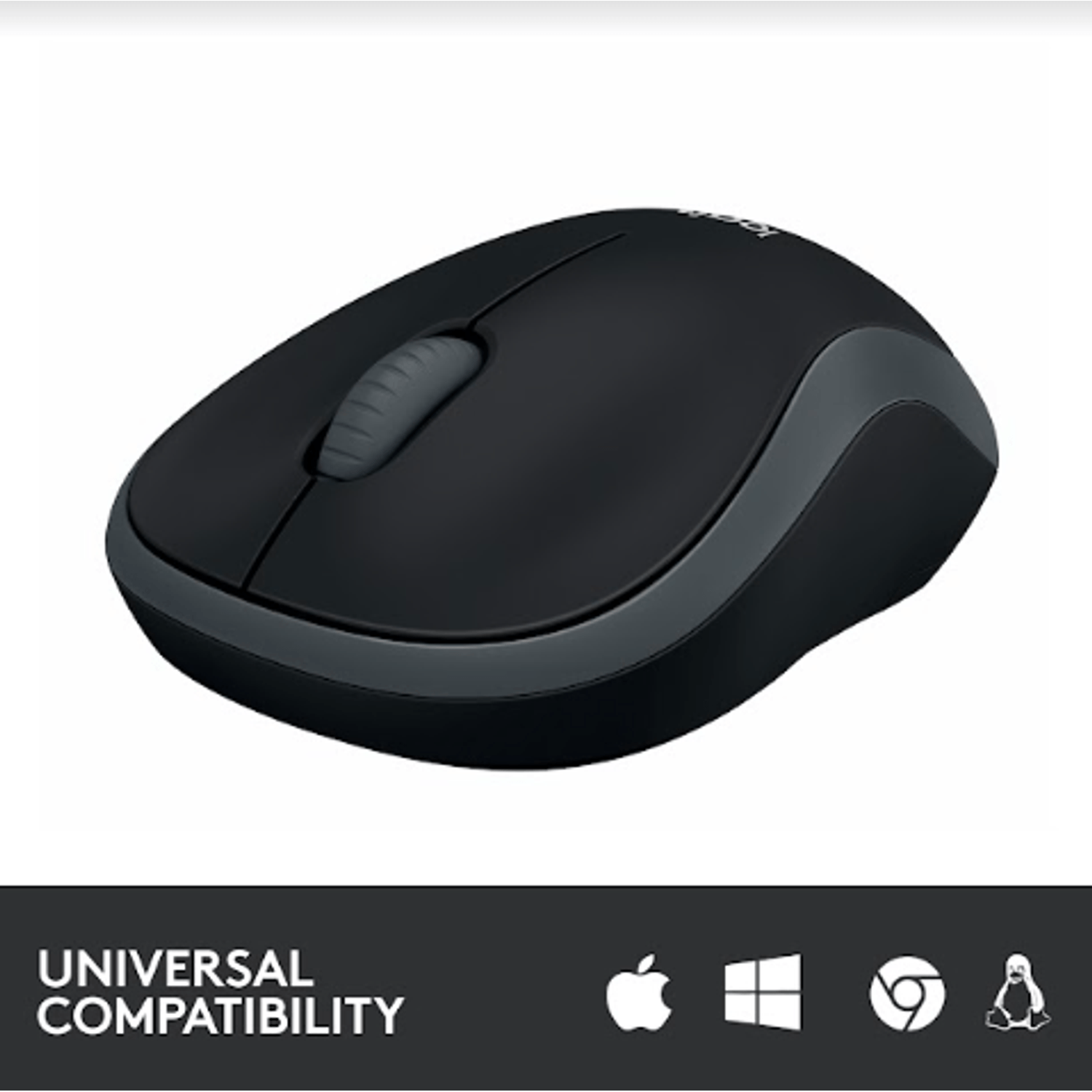 Mouse Optic Wireless Logitech M185, USB, 1000 DPI (Gri) fotografia produsului View 12 L
