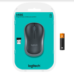 Mouse Optic Wireless Logitech M185, USB, 1000 DPI (Gri) fotografia produsului View 10 S