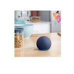 Boxa portabila Amazon Echo Dot 5th Gen, Wi-Fi, Bluetooth, Cu Asistent Personal Alexa (Albastru) fotografia produsului View 4 S