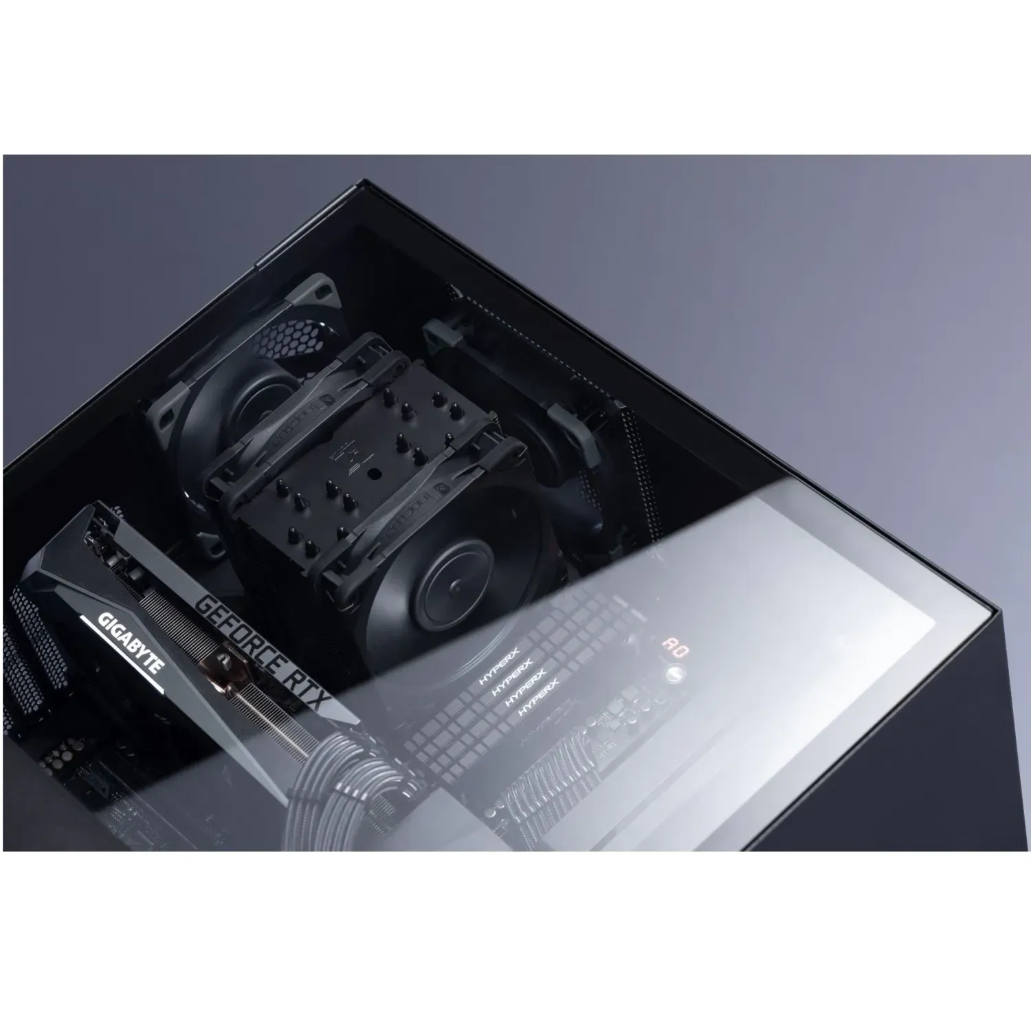 Cooler Procesor Noctua NH-U12A Chromax.Black, compatibil AMD/Intel fotografia produsului View 5 L