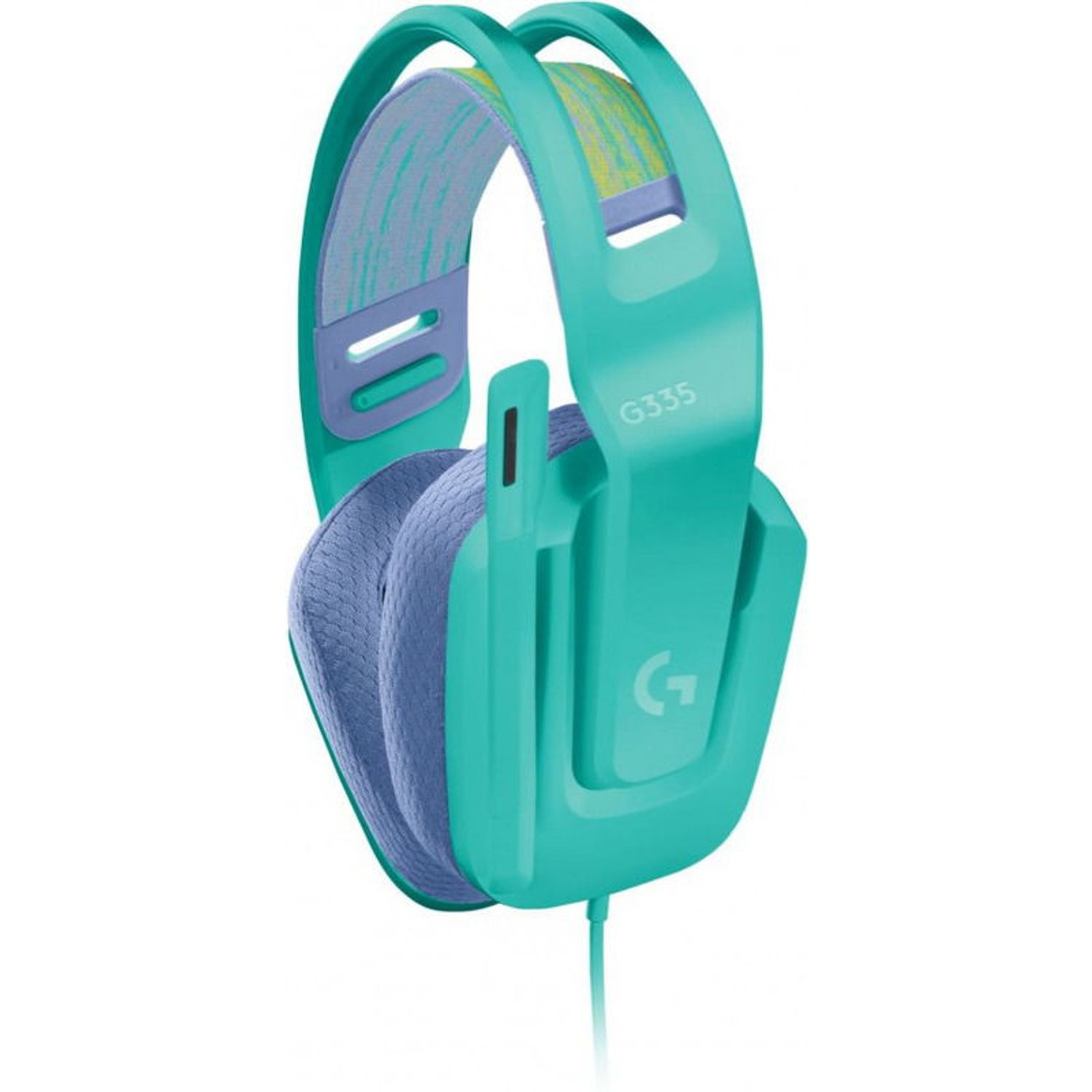 Casti Gaming Logitech G335, Multiplatforma, Jack 3.5mm (Verde) fotografia produsului View 2 L