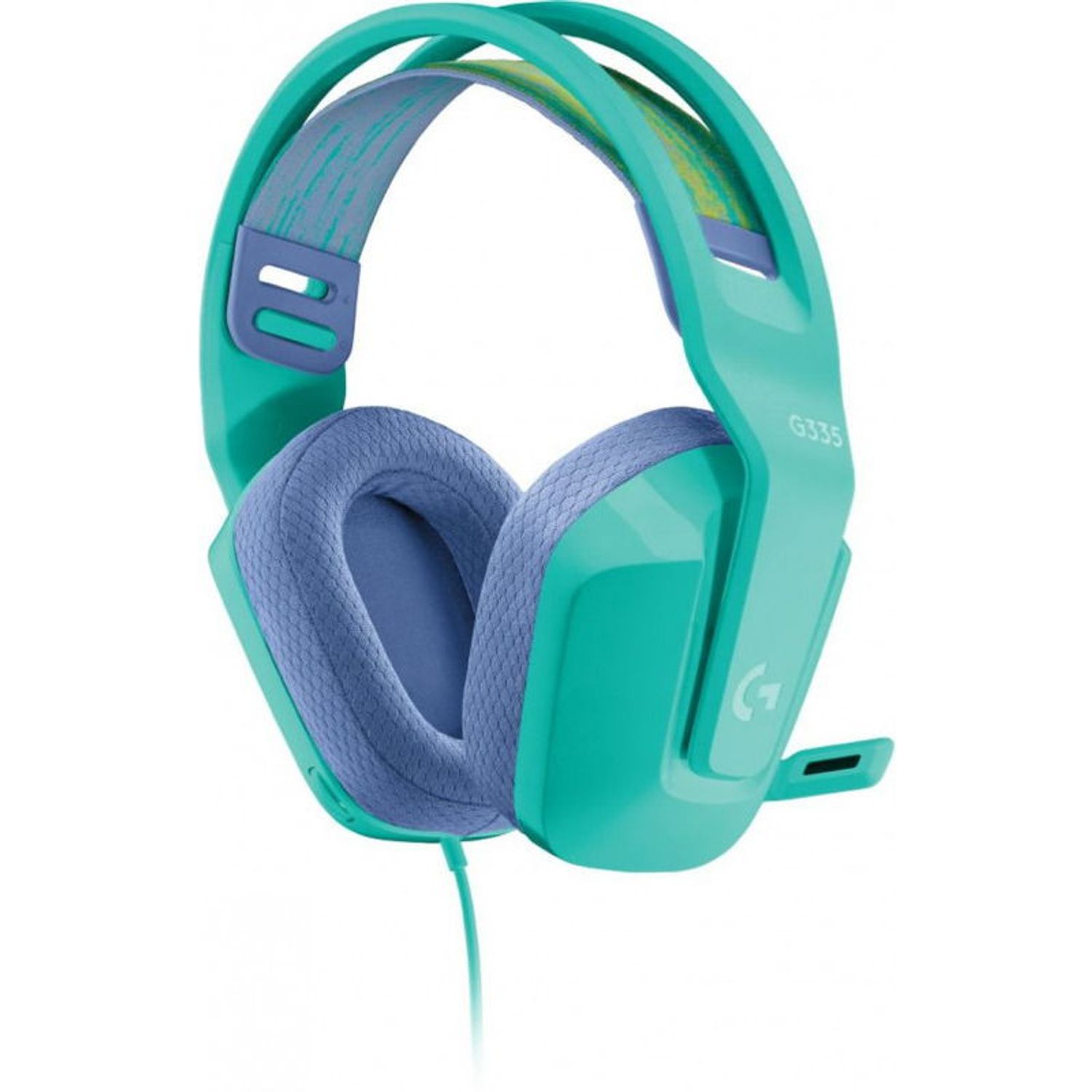 Casti Gaming Logitech G335, Multiplatforma, Jack 3.5mm (Verde) fotografia produsului View 3 L