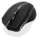 Mouse Wireless Laser I-BOX i005 PRO, 1600 DPI, USB (Negru) fotografia produsului