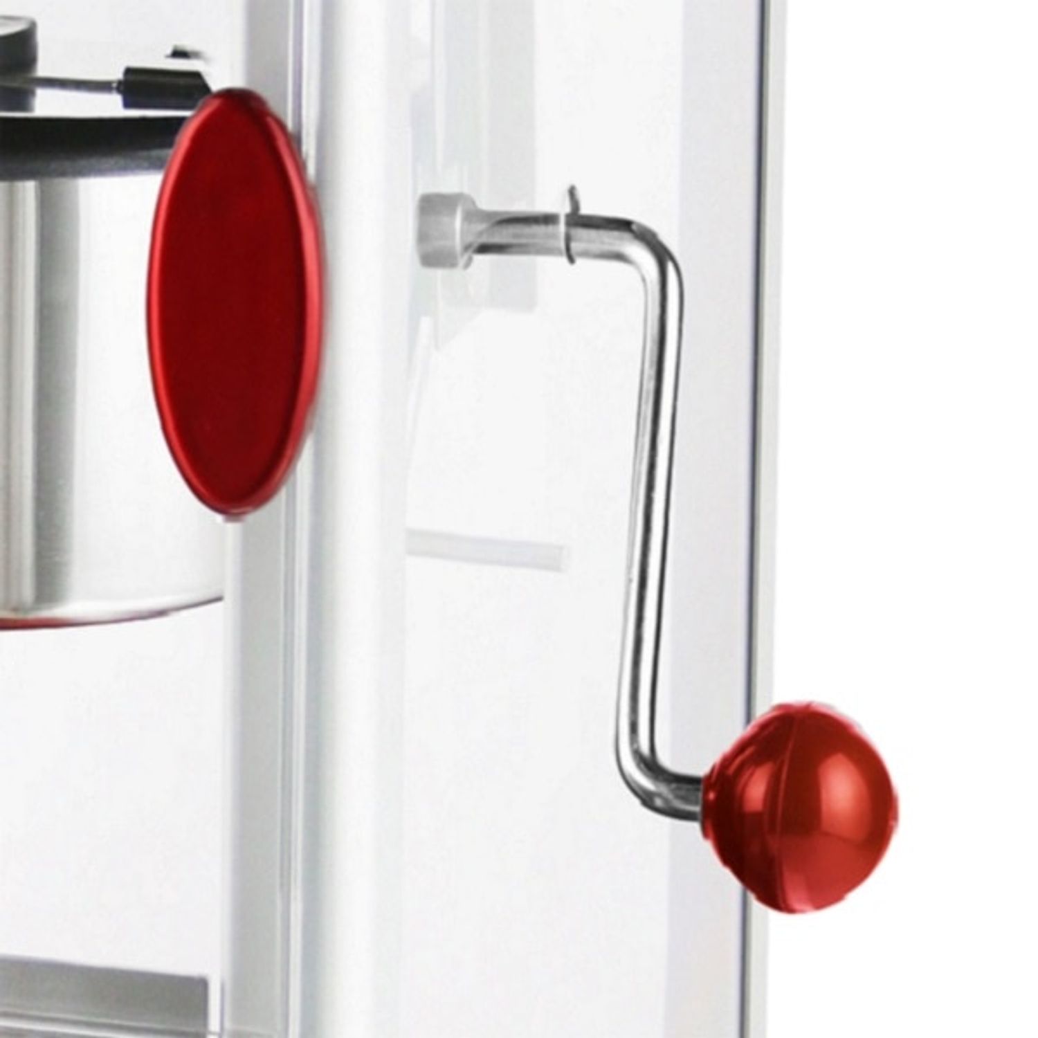 Aparat de facut popcorn, Emerio POM-120650, rosu alb fotografia produsului View 3 L