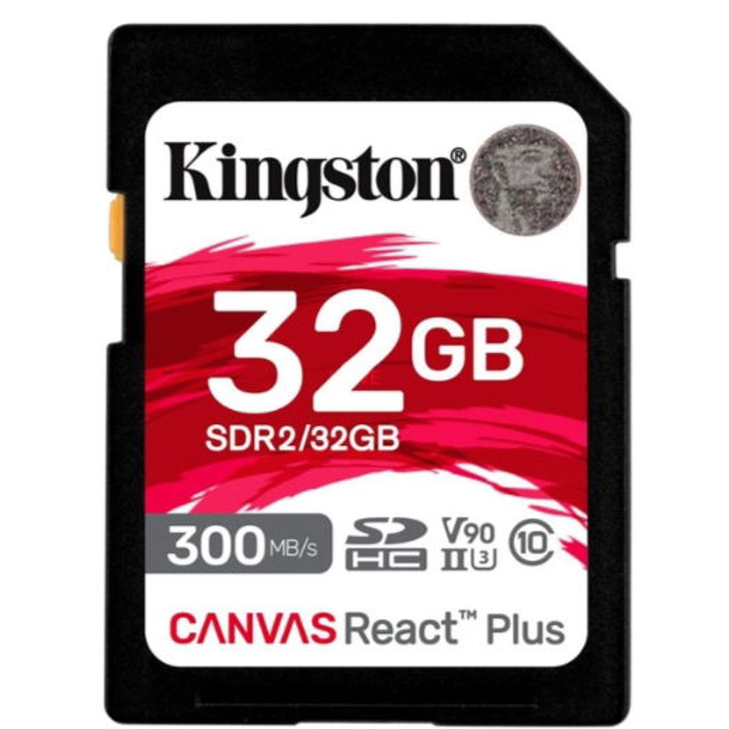 Card de memorie Kingston Canvas React Plus SDHC, 32GB, UHS-II U3, Class 10, V90 fotografia produsului