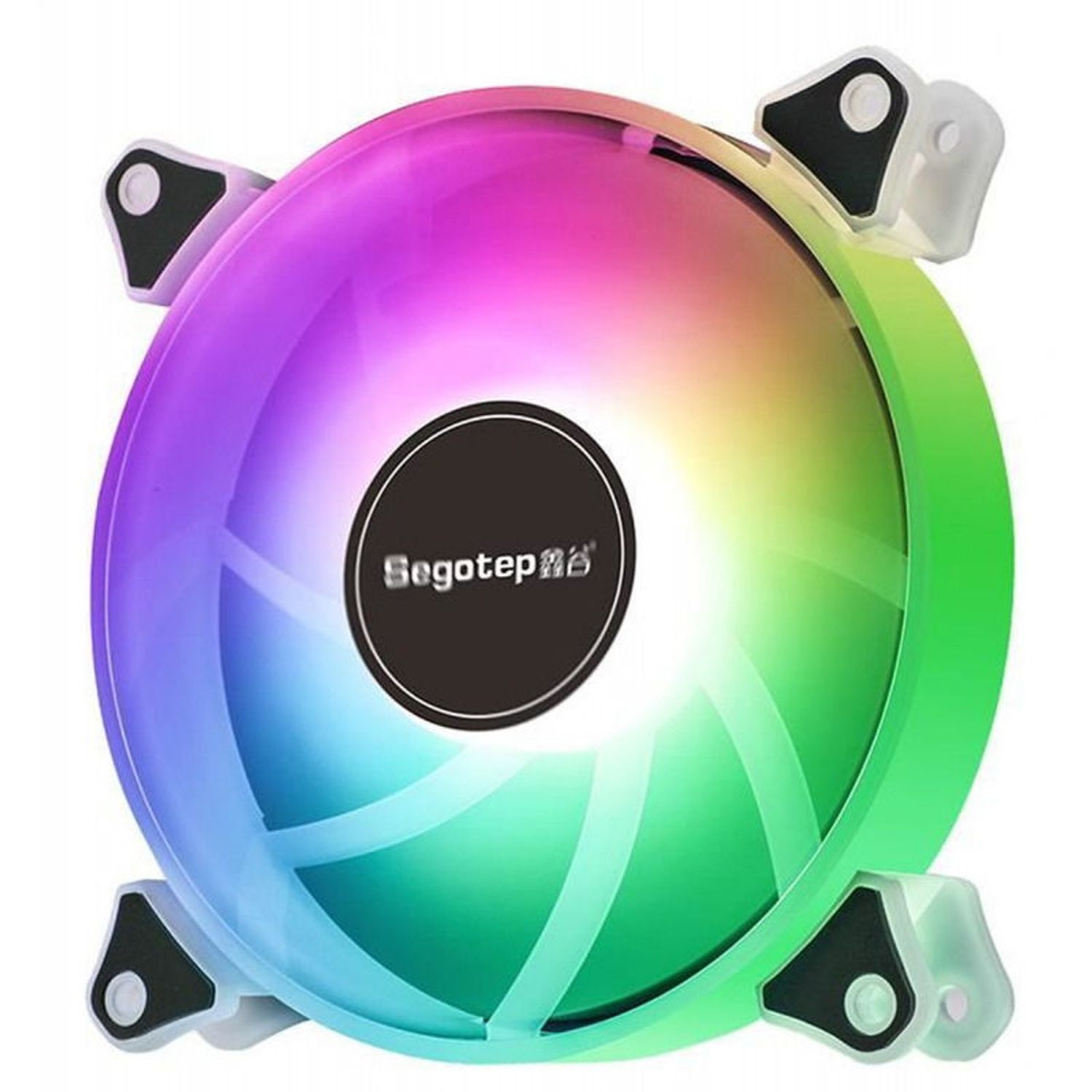Ventilator Segotep Chromatic ARGB, 120mm Ventilator Segotep Chromatic, 120mm, iluminare ARGB fotografia produsului View 3 L