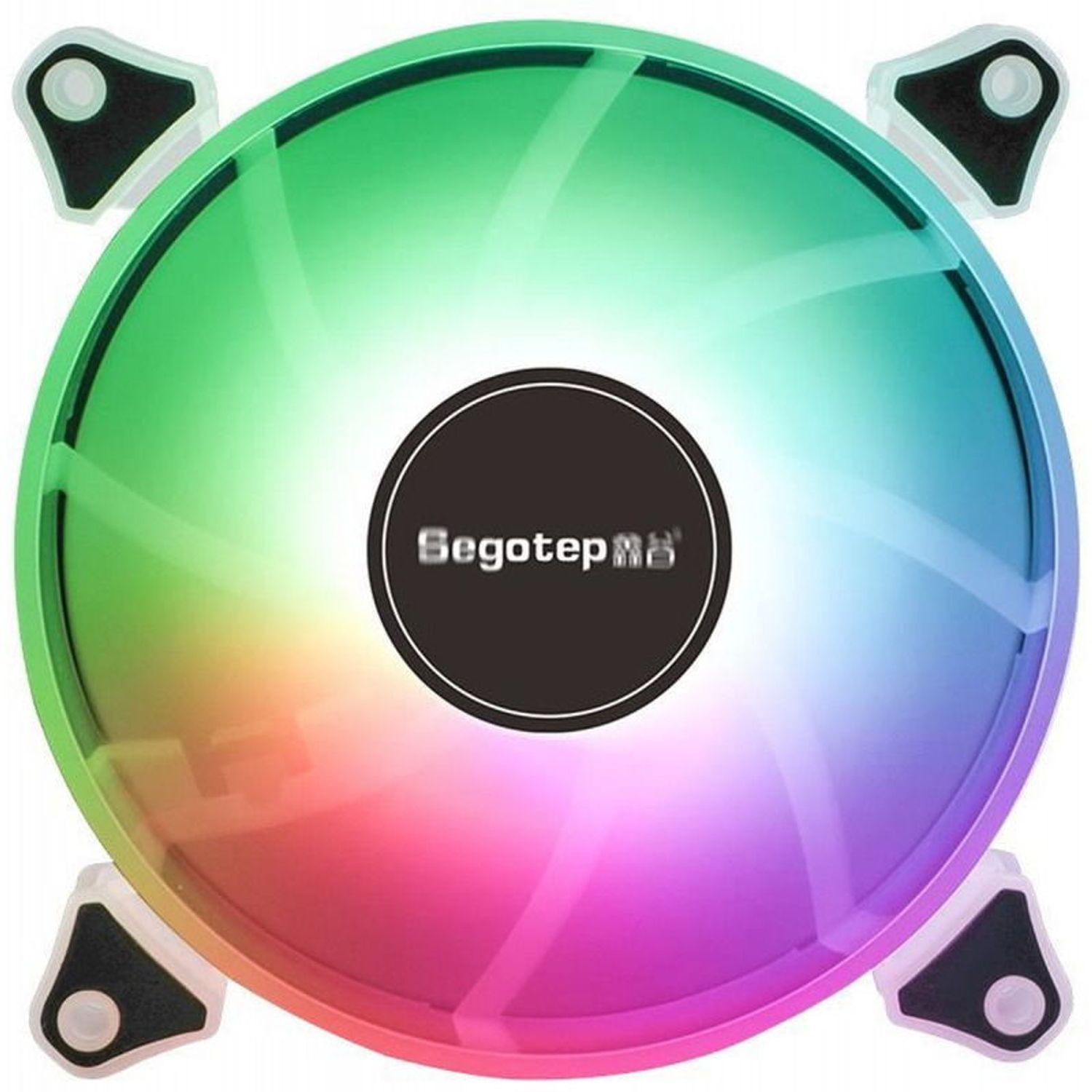 Ventilator Segotep Chromatic ARGB, 120mm Ventilator Segotep Chromatic, 120mm, iluminare ARGB fotografia produsului