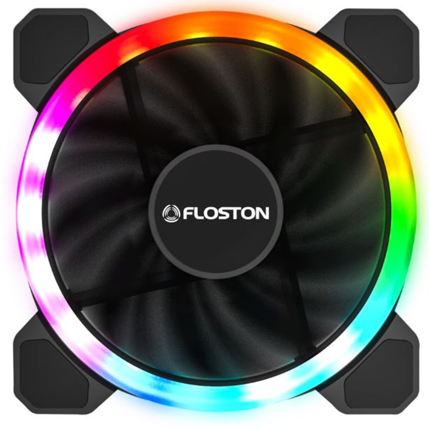 Ventilator Floston HALO RAINBOW DUAL RGB, 120mm fotografia produsului