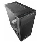 Carcasa Deepcool E-SHIELD, Middle Tower, ATX, fara sursa, black Carcasa Deepcool E-SHIELD, Middle Tower, Tempered Glass (Negru) fotografia produsului View 3 S