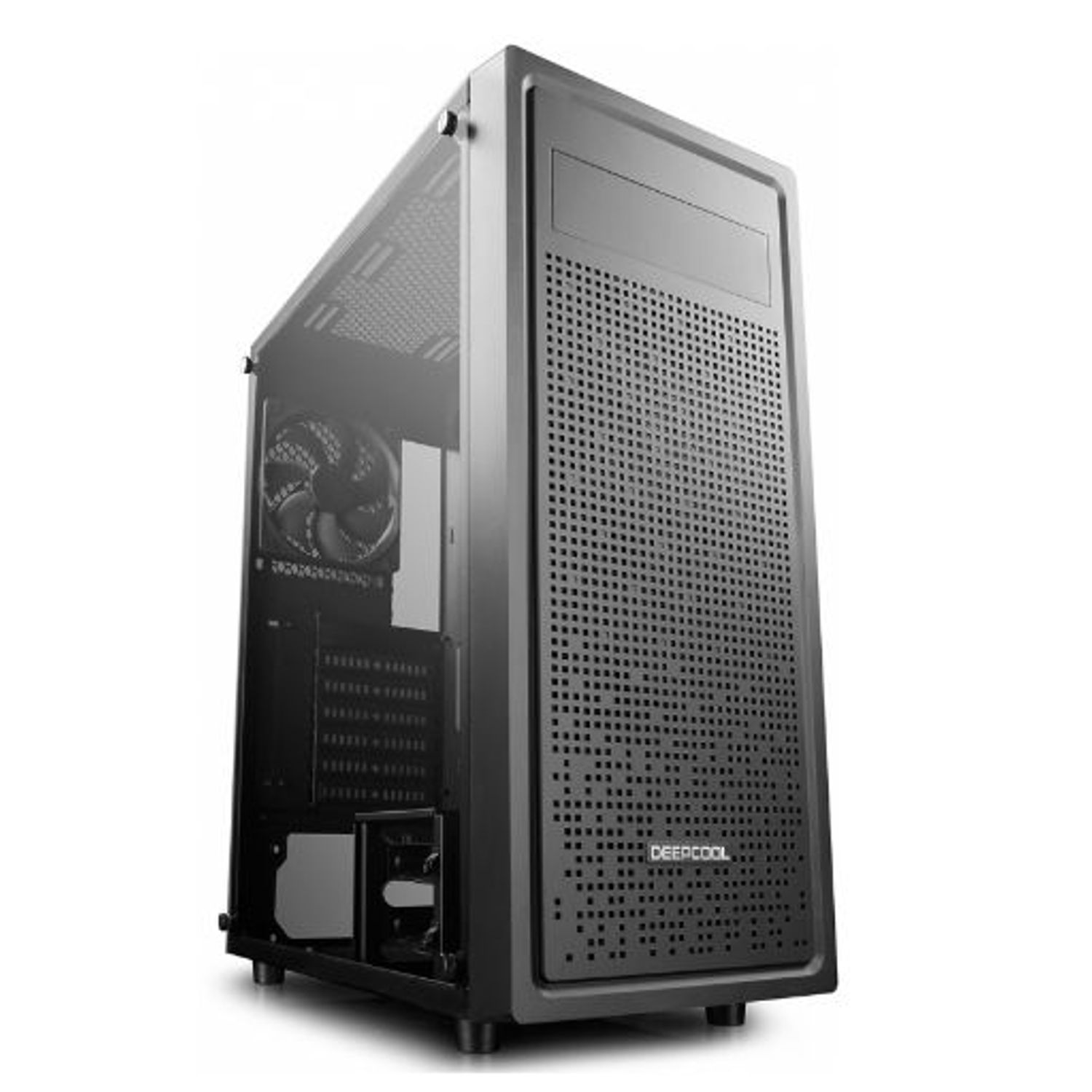 Carcasa Deepcool E-SHIELD, Middle Tower, ATX, fara sursa, black Carcasa Deepcool E-SHIELD, Middle Tower, Tempered Glass (Negru) fotografia produsului