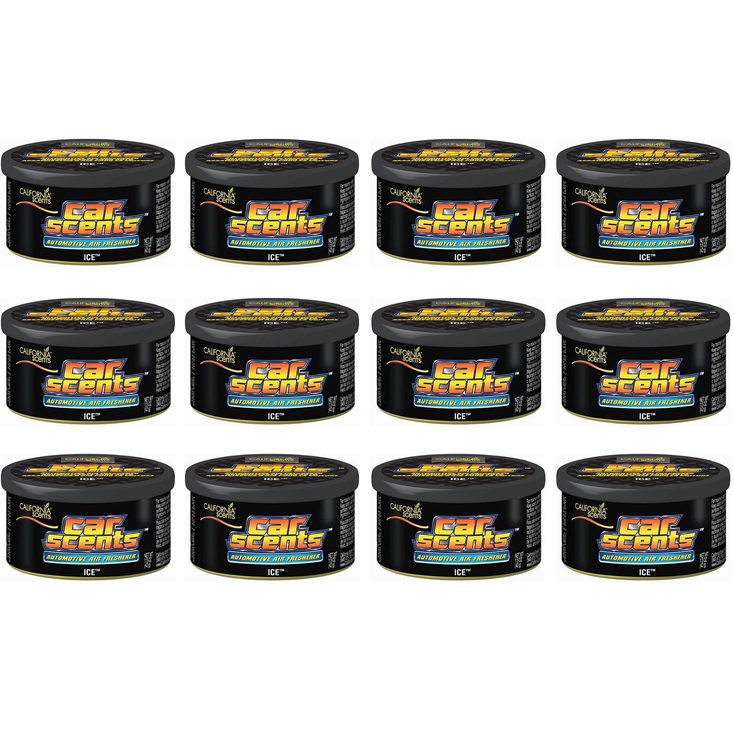 Set 12 bucati Odorizant auto California Scents Ice fotografia produsului