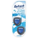 Set 2 Odorizante Auto Refresh Your Car, Mini Diffuser, Fresh Linen, Grila Ventilatie fotografia produsului