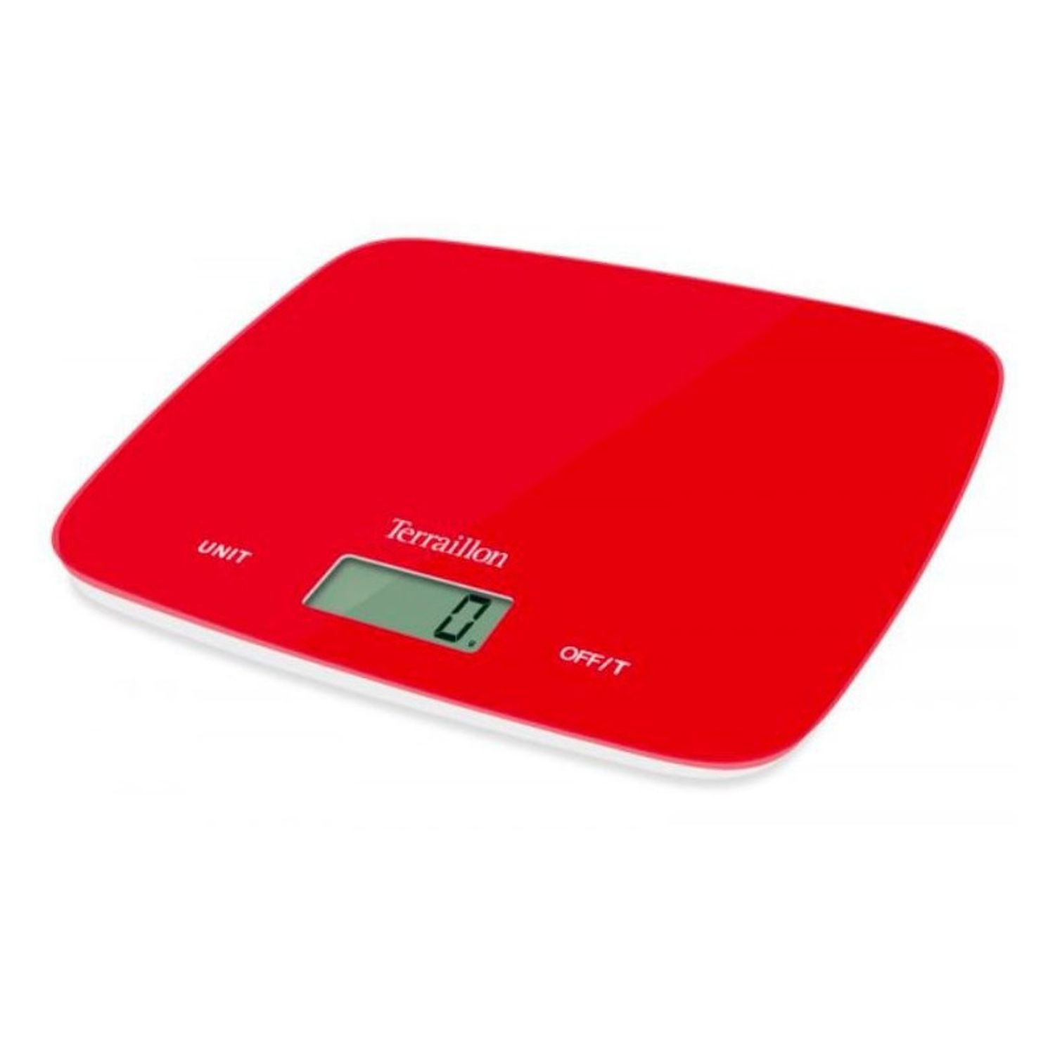 Cantar electronic bucatarie Terraillon, 8 kg, rosu fotografia produsului