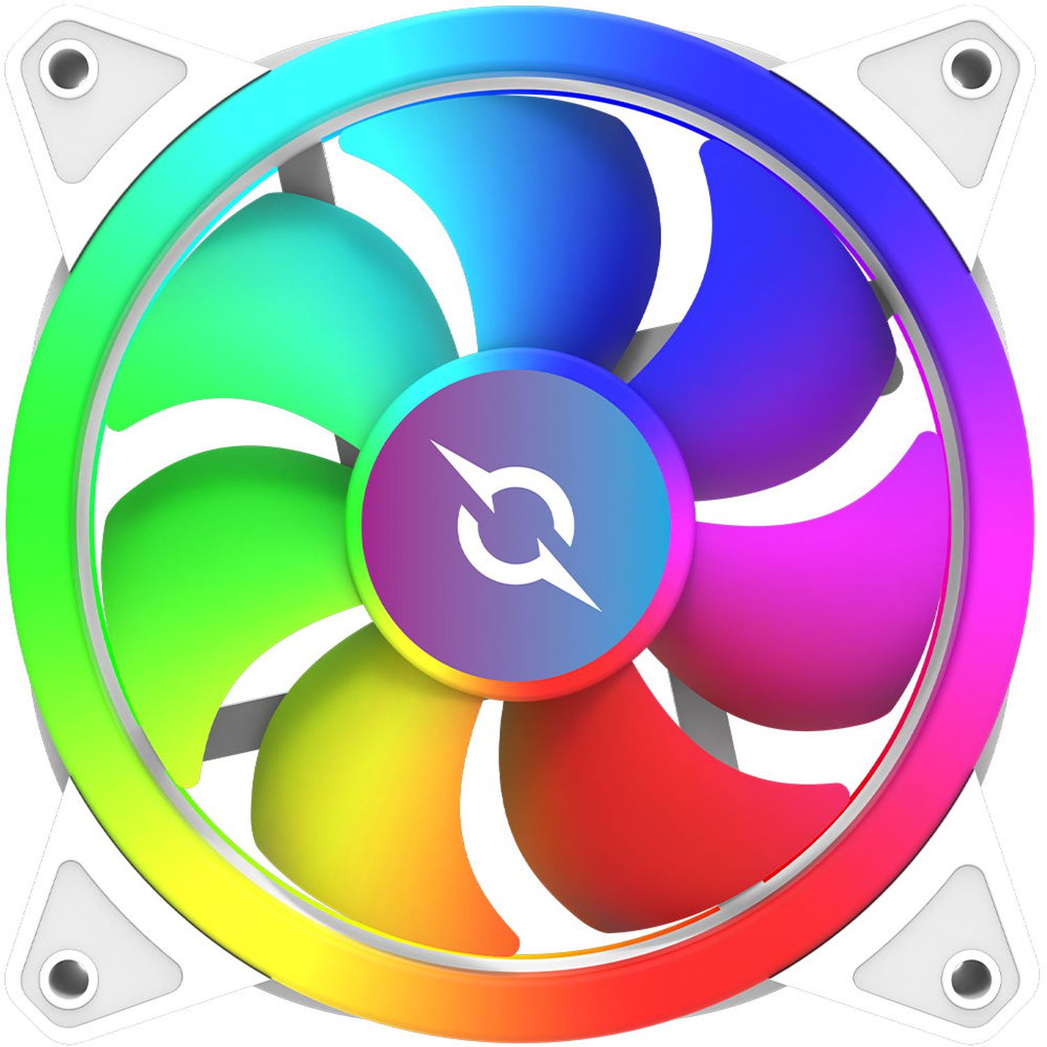 Ventilator AQIRYS Cetus 6P-14DLI22W-RGB, 140mm fotografia produsului View 4 L