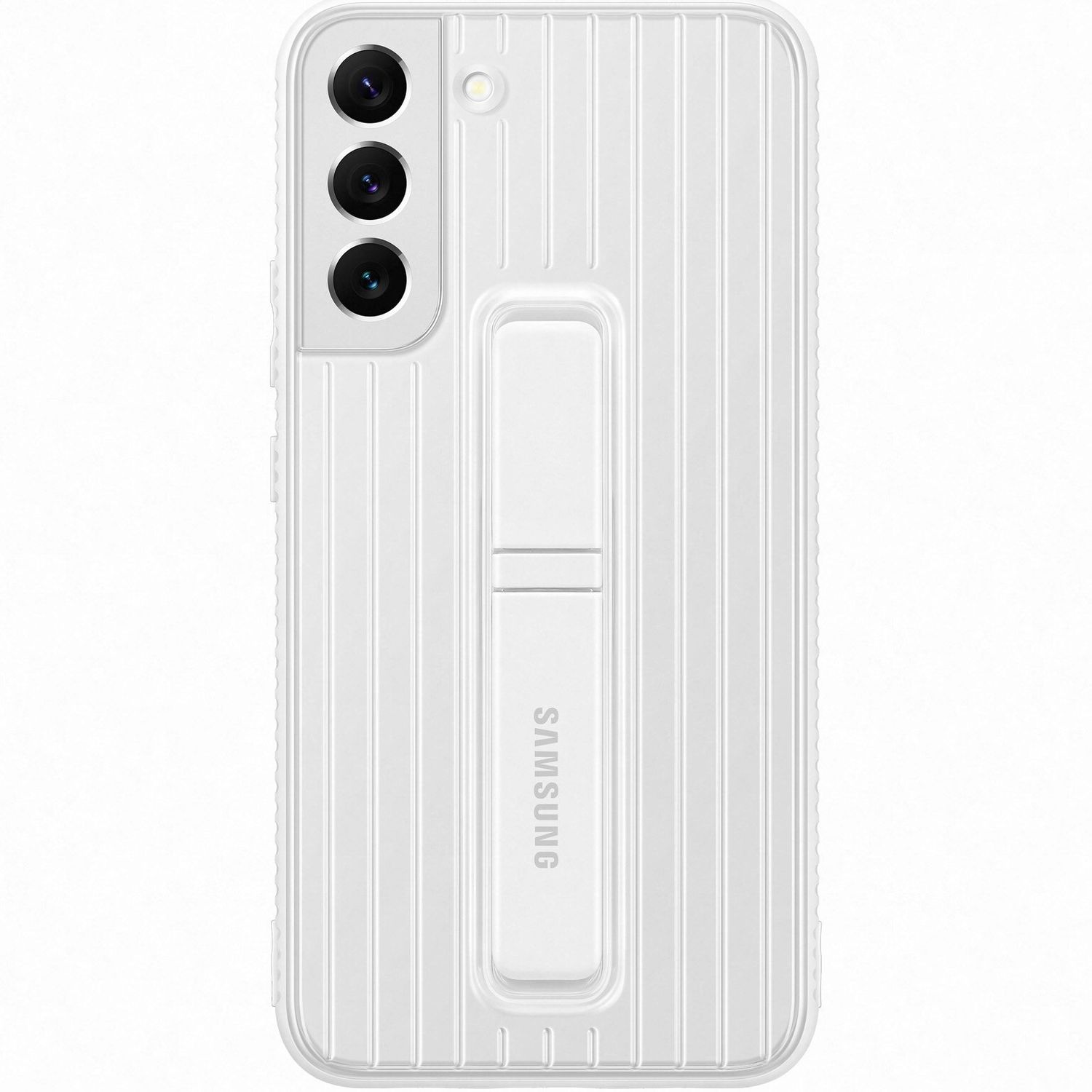 Husa de protectie Samsung Protective Standing Cover pentru Galaxy S22 Plus, White fotografia produsului View 2 L