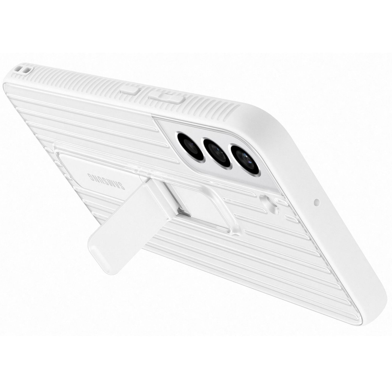 Husa de protectie Samsung Protective Standing Cover pentru Galaxy S22 Plus, White fotografia produsului View 9 L