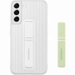Husa de protectie Samsung Protective Standing Cover pentru Galaxy S22 Plus, White fotografia produsului View 3 S