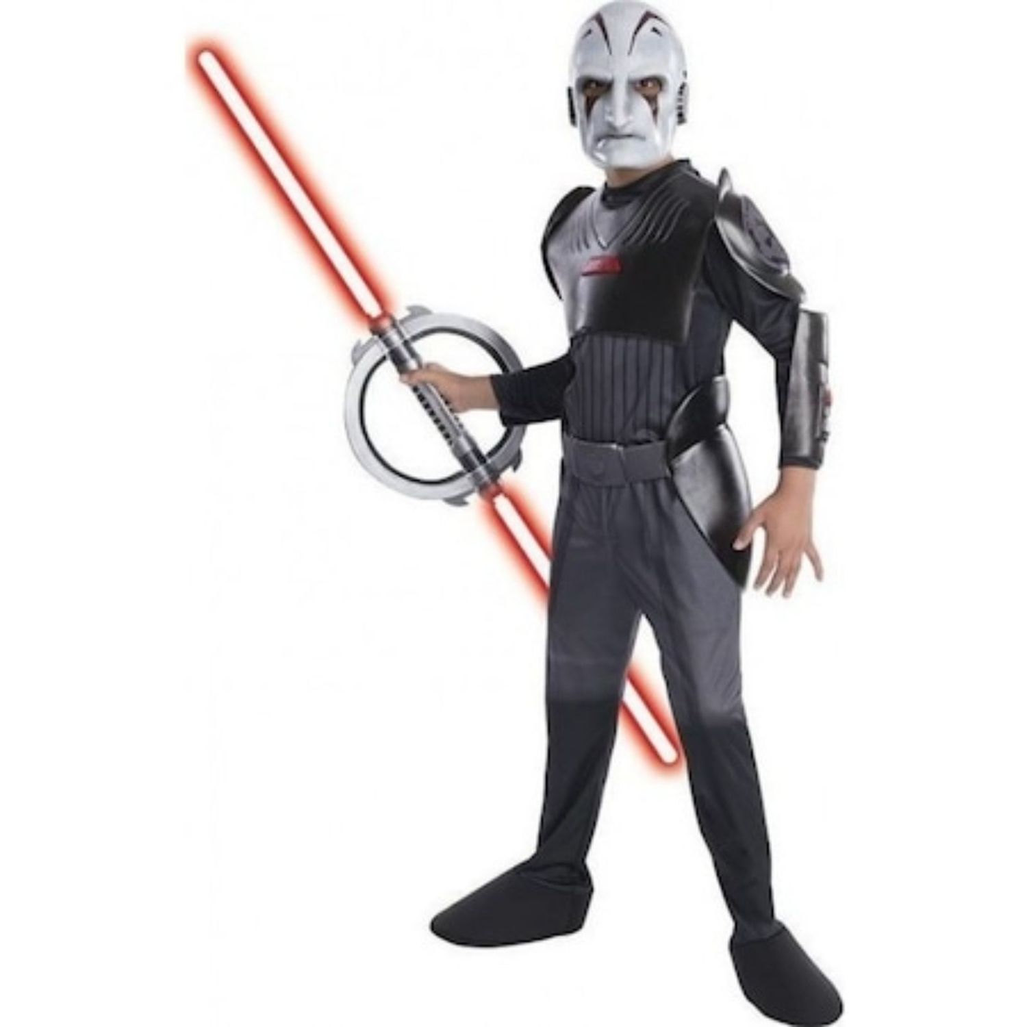 Costum Star Wars Rebels Inquisitor Deluxe pentru copii 110 - 120 cm 5-7 ani fotografia produsului
