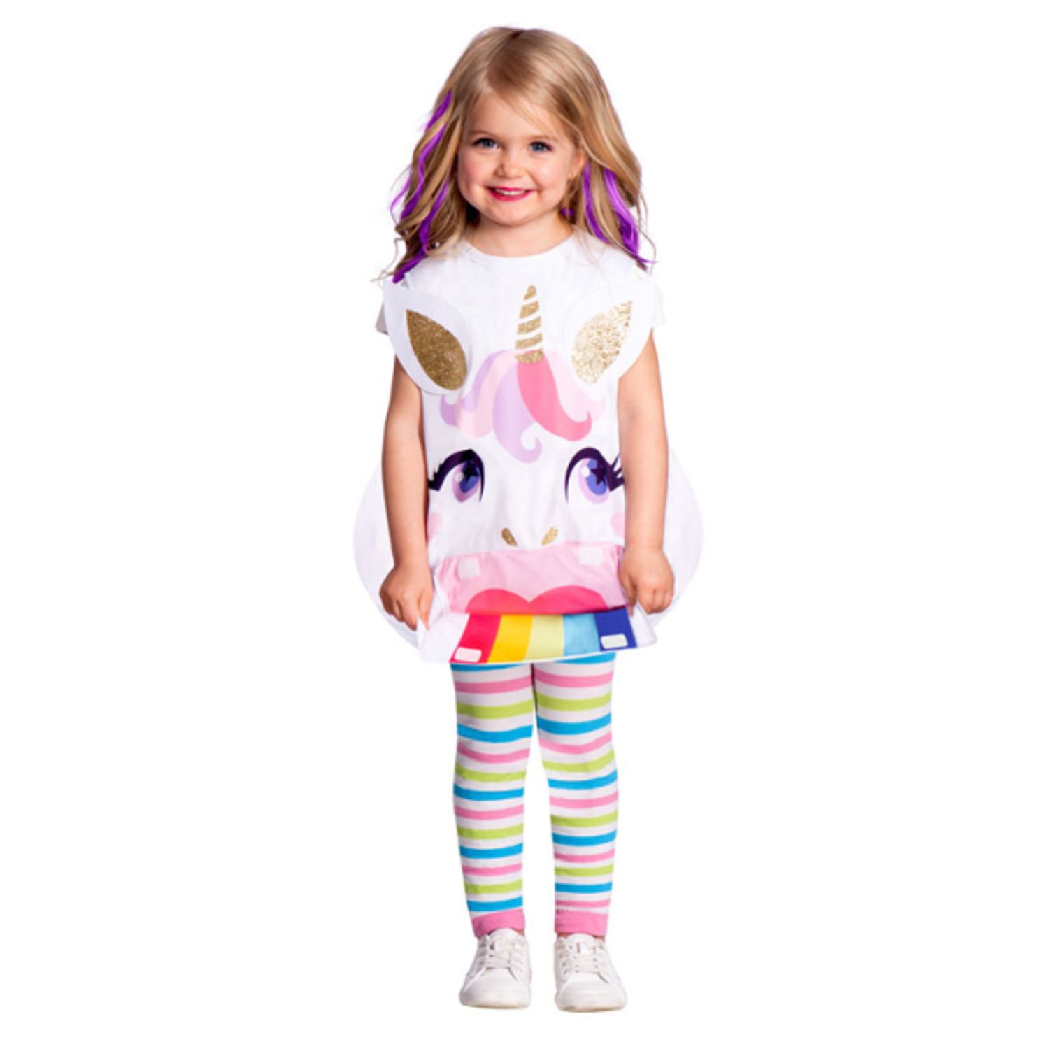Costum Unicorn Tabard pentru fete 3-4 ani 104 cm fotografia produsului