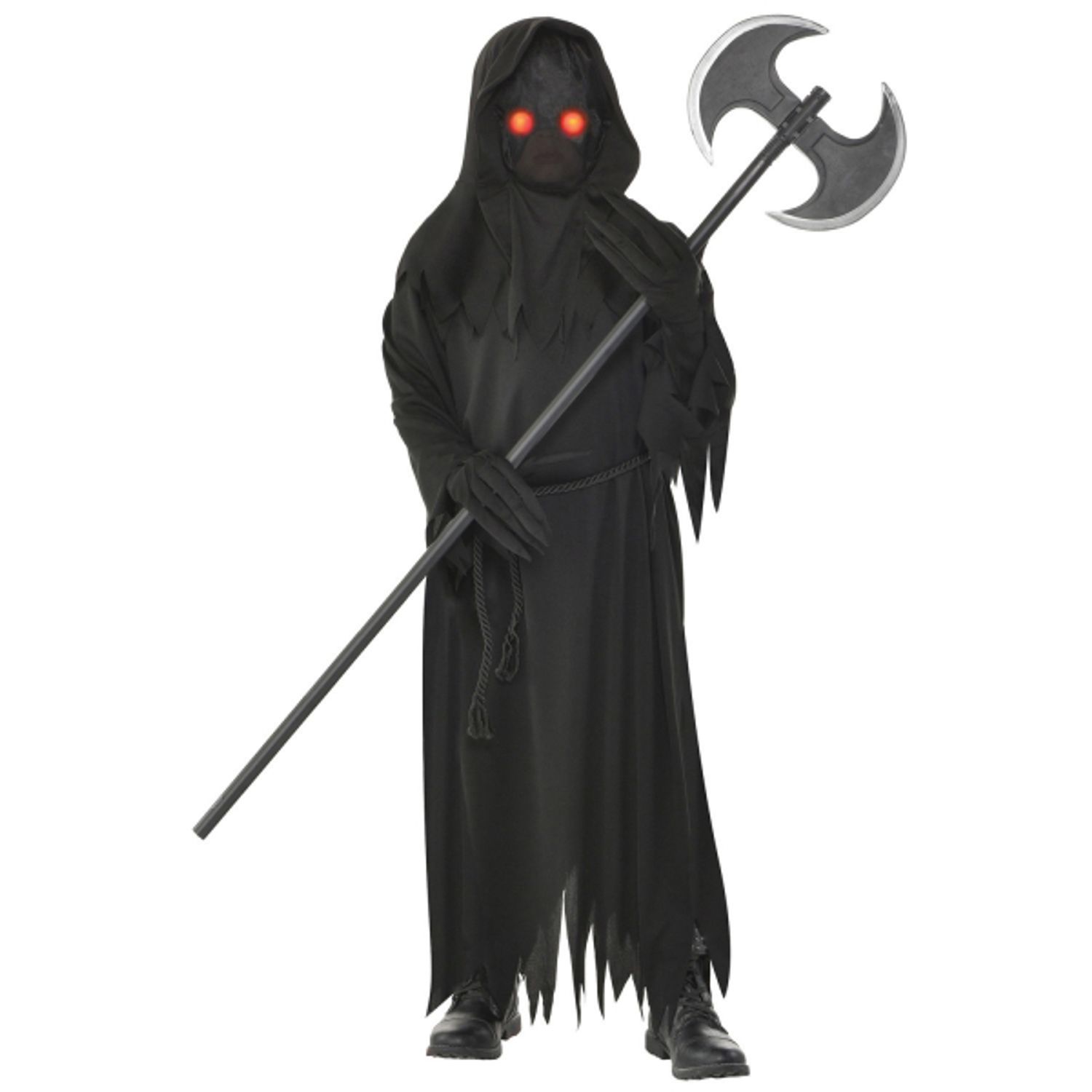 Costum Moartea Intunecata cu masca LED pentru copii 8-10 ani 134 cm fotografia produsului