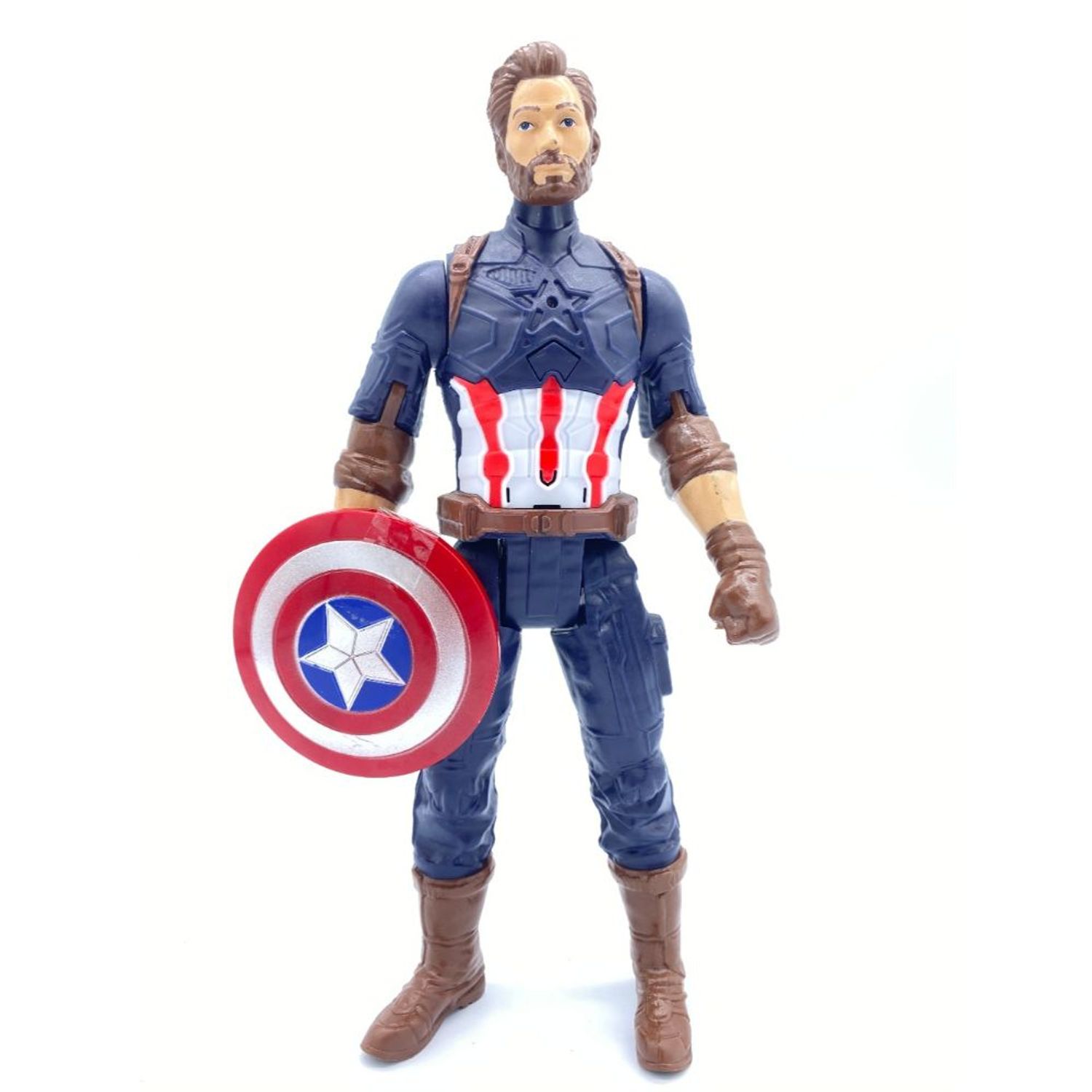 Figurina Captain America cu sunete si lumini pentru copii, 30 cm fotografia produsului