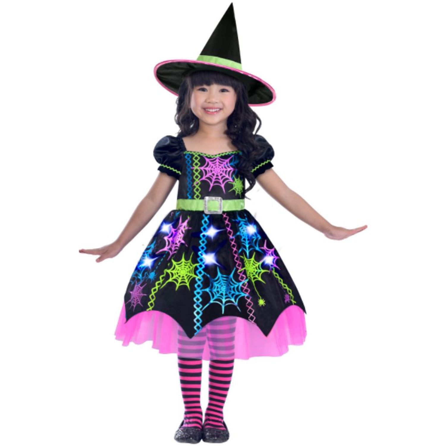 Costum vrajitoare Spider-Witch Clasic 4-6 ani 110 cm fotografia produsului