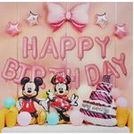 Set aranjaent baloane Happy Bitrthday Minnie si Mickey fotografia produsului