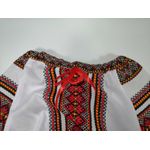 Costum Popular pentru fete, rosu 2 ani 92 cm fotografia produsului View 3 S