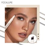 Creion sprancene efect Microblading Focallure, 03 Deep Brown fotografia produsului View 3 S