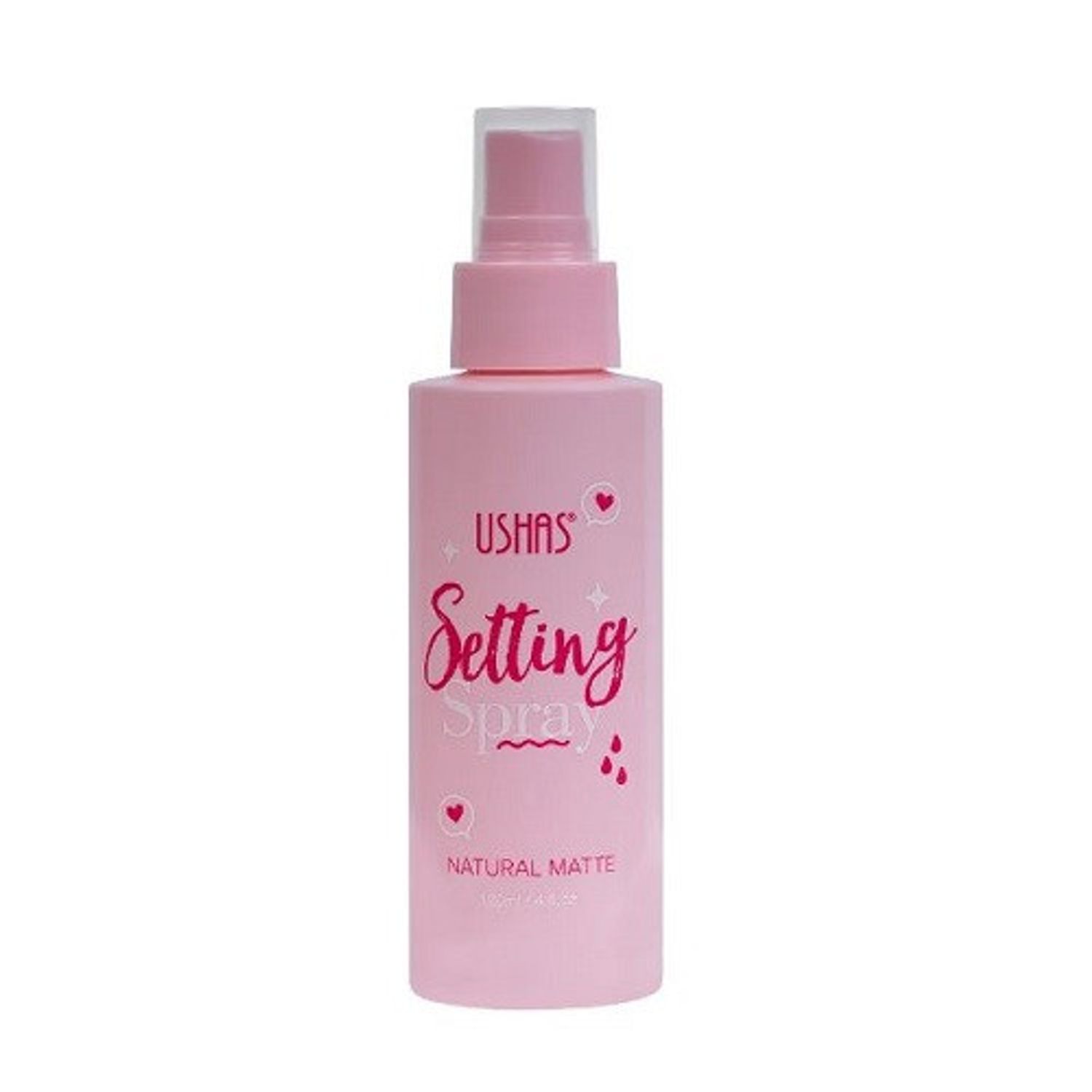 Spray fixare machiaj, Ushas, Natural Matte, 120 ml fotografia produsului
