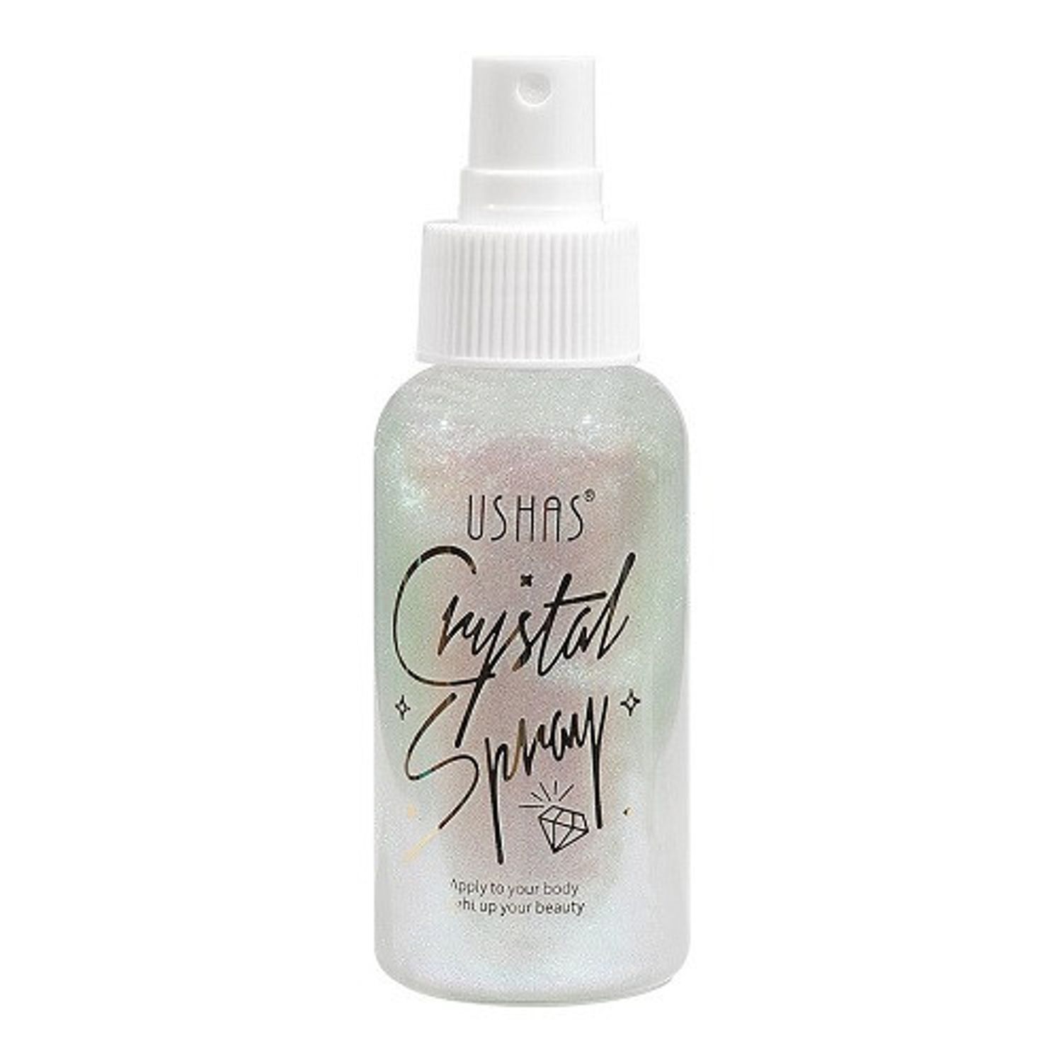Spray iluminator de corp, Ushas, Crystal, 03, 80 ml fotografia produsului