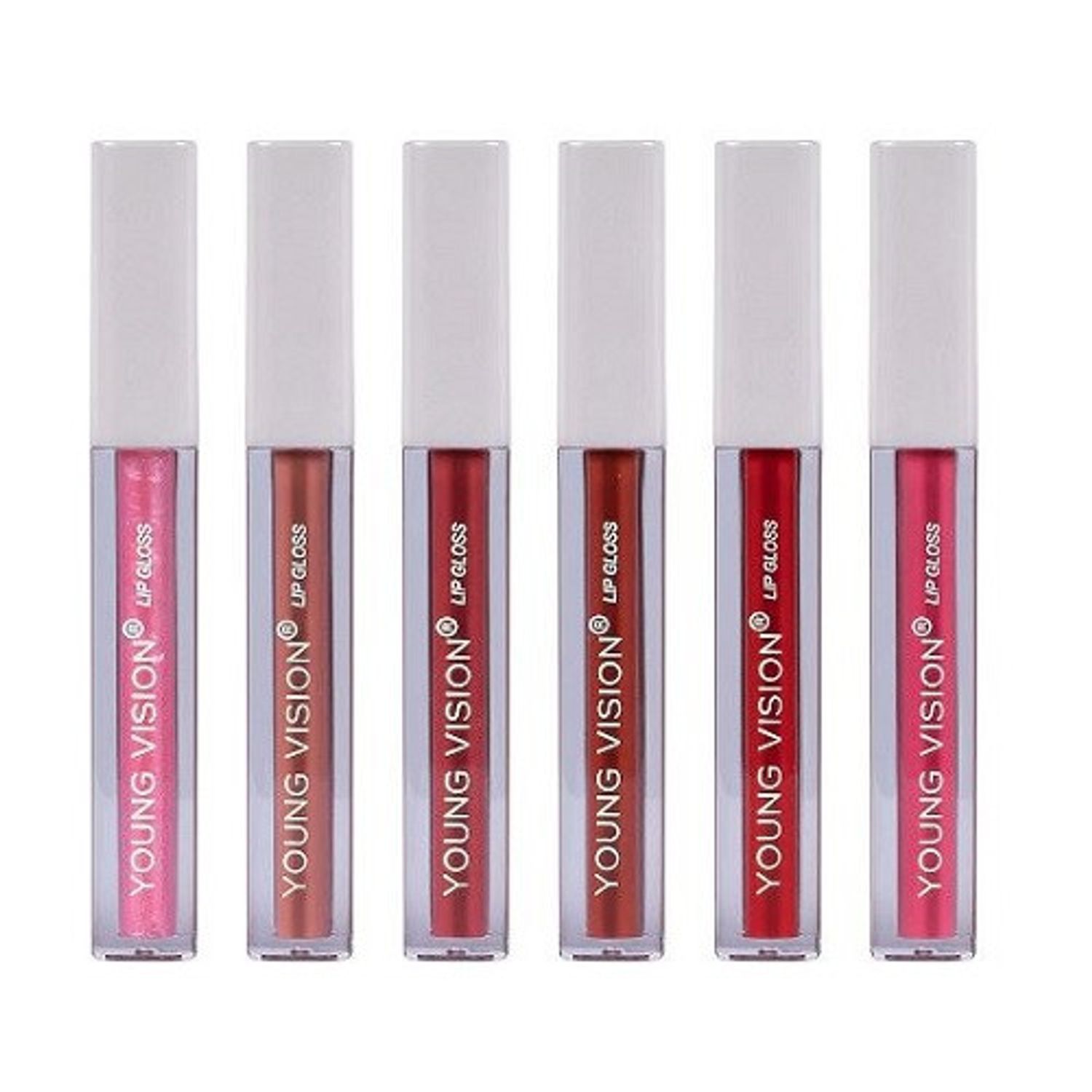 Set 6 rujuri de buze, Young Vision, Lip Gloss fotografia produsului View 3 L