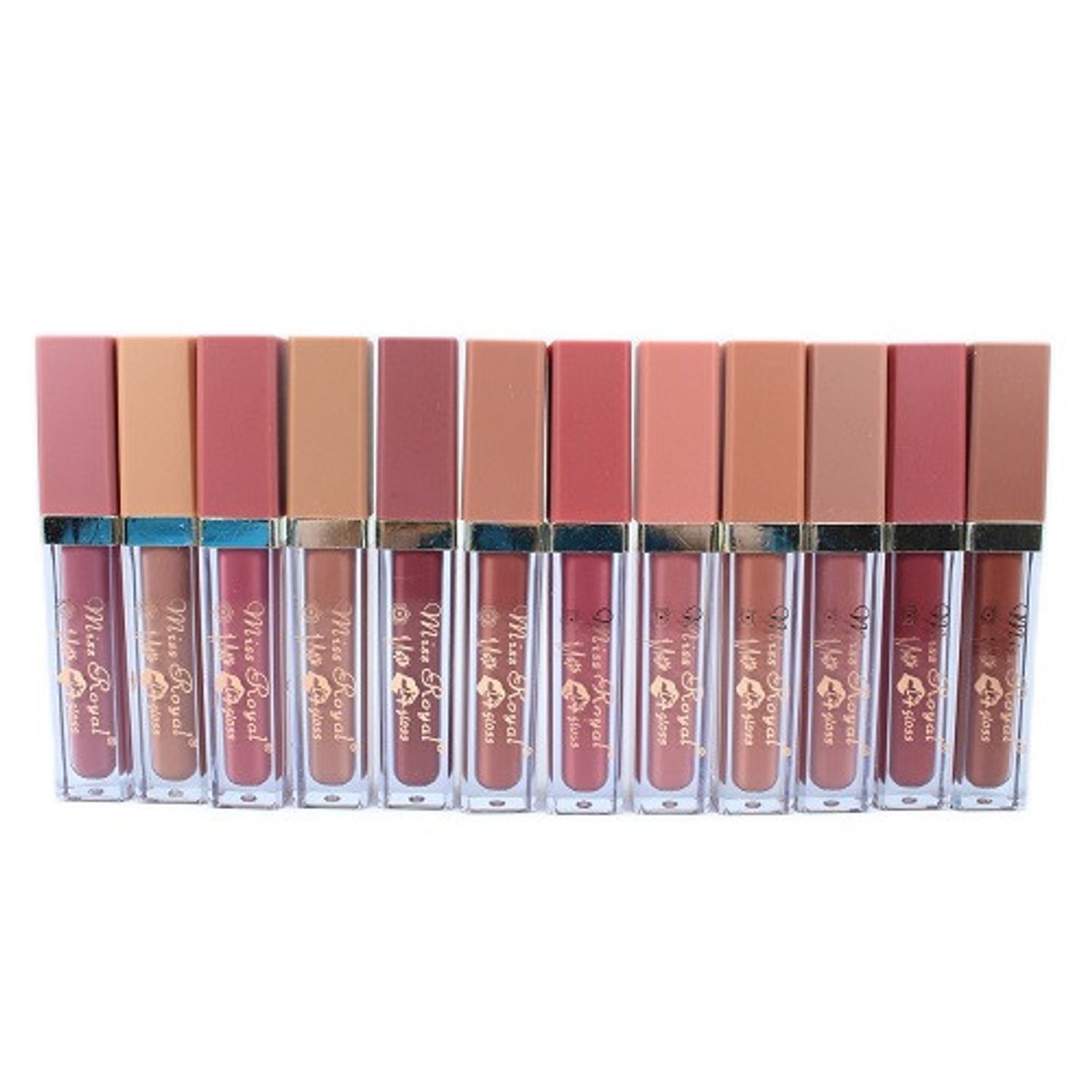 Set 12 rujuri buze, Miss Royal, Nice Lips, Waterproof fotografia produsului