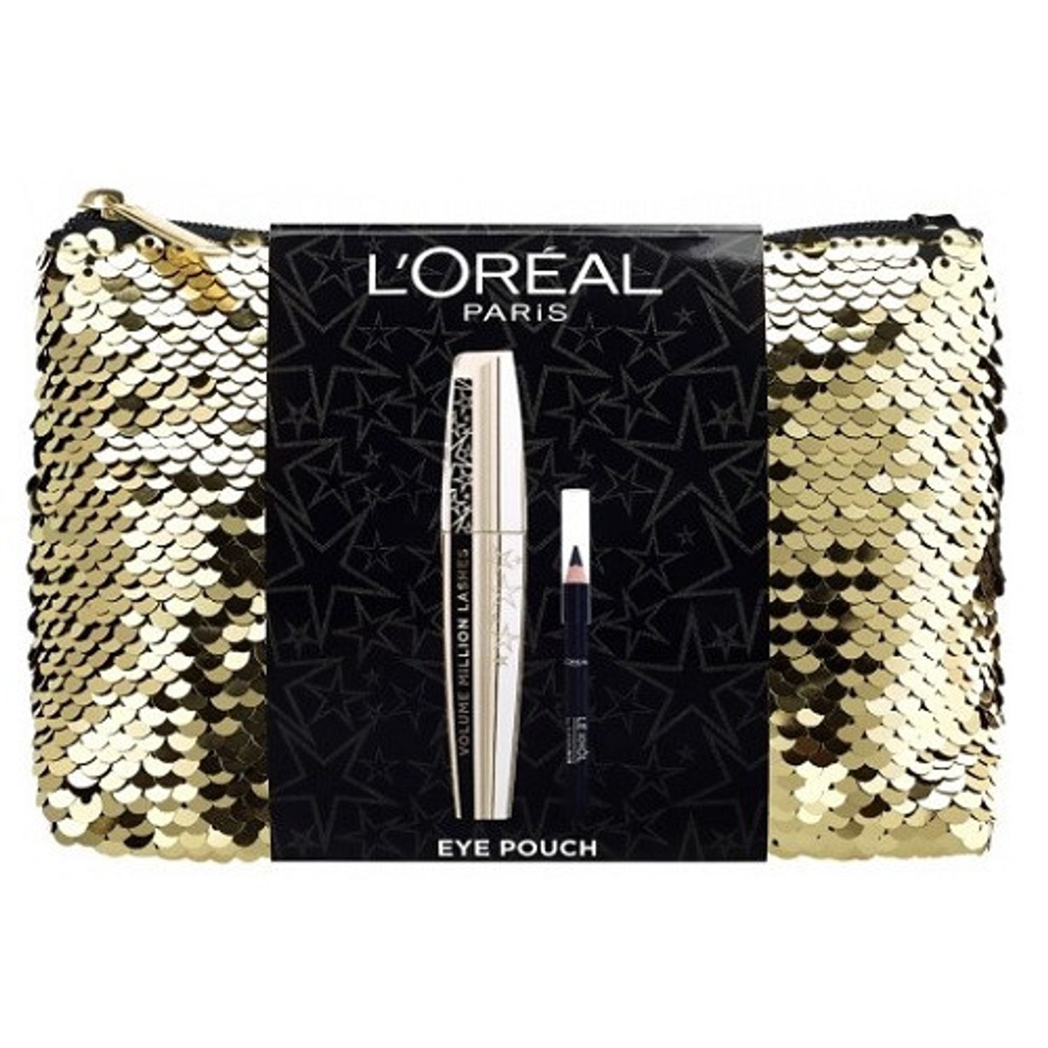 Set cadou mascara si creion ochi, Loreal, Eye Pouch fotografia produsului View 2 L