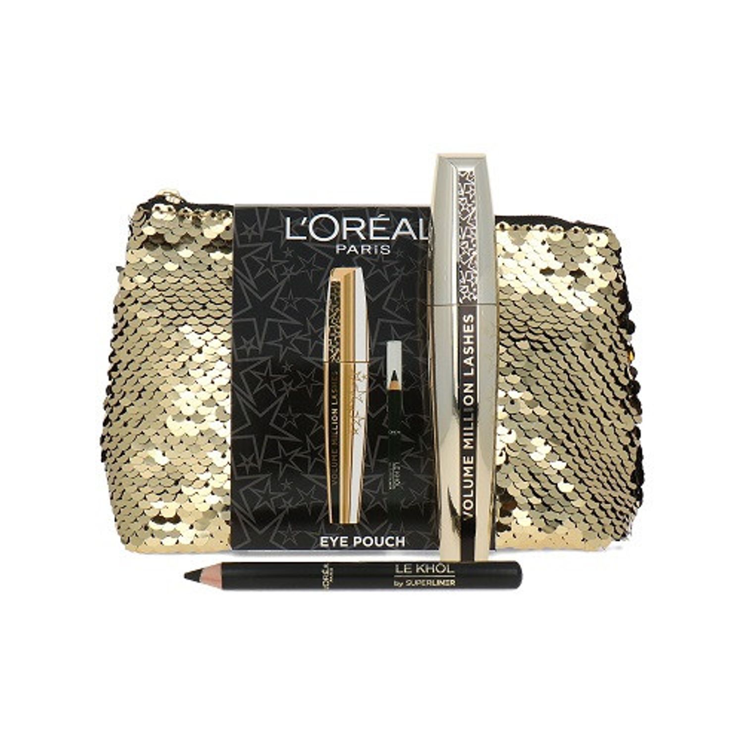 Set cadou mascara si creion ochi, Loreal, Eye Pouch fotografia produsului